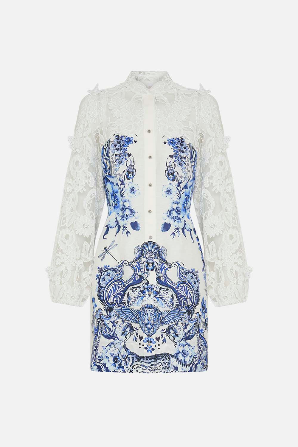 CAMILLA mini dress in Glaze and Graze print