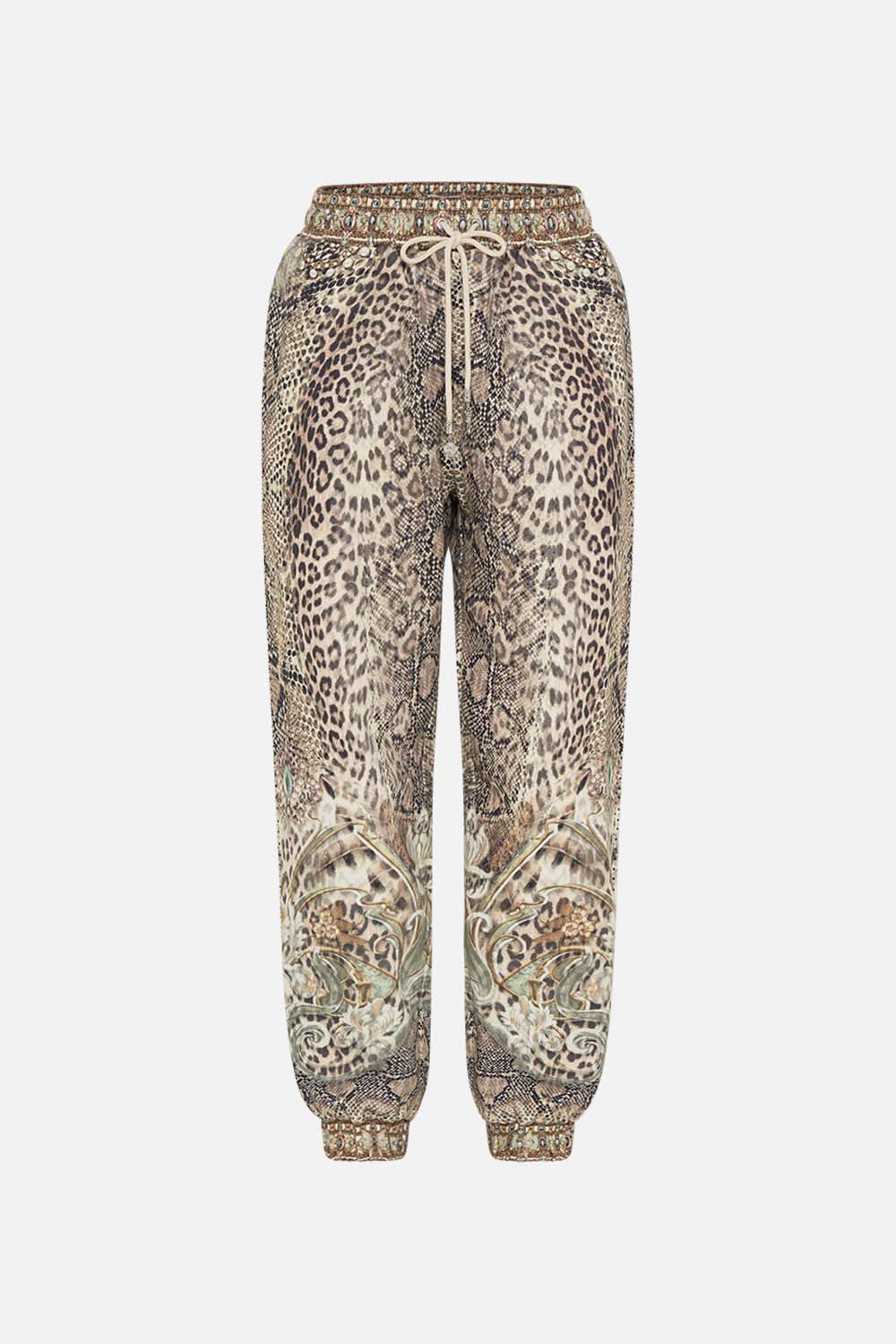 CAMILLA jersey track pants in Looking Glass Houses print