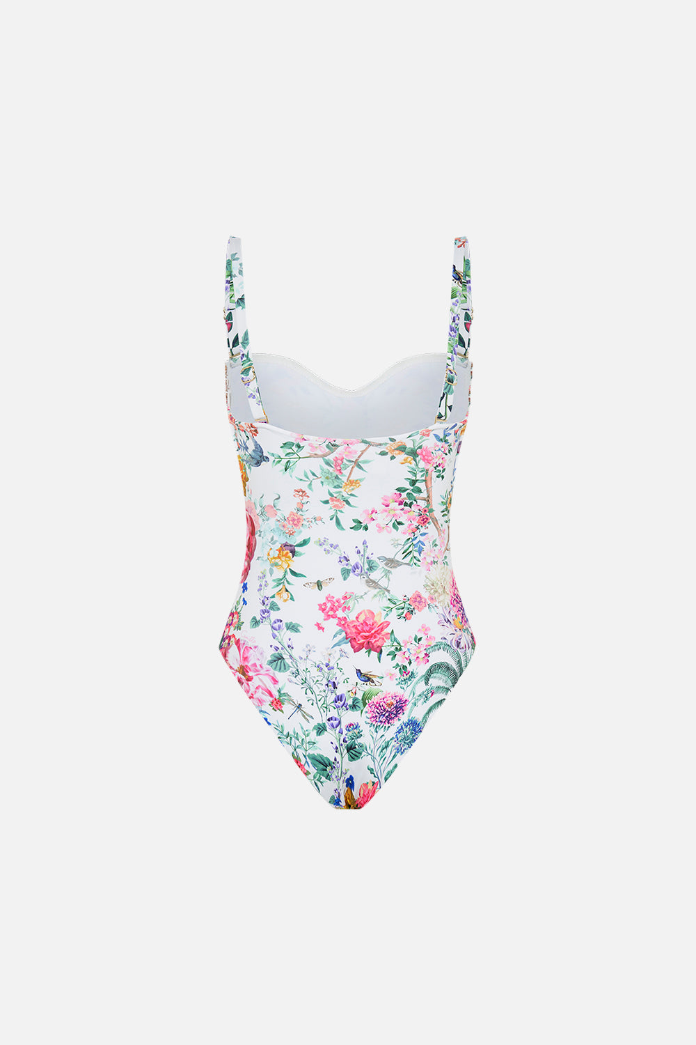 CAMILLA resortwear floral print one piece swimsuit in Plumes And Parterres print