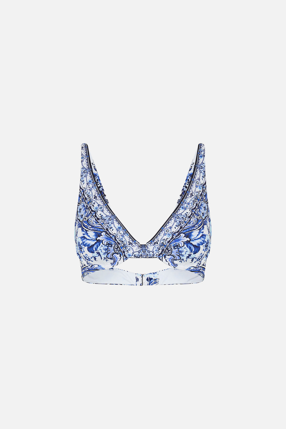 CAMILLA womens underwire bikini top in Glaze and Graze print