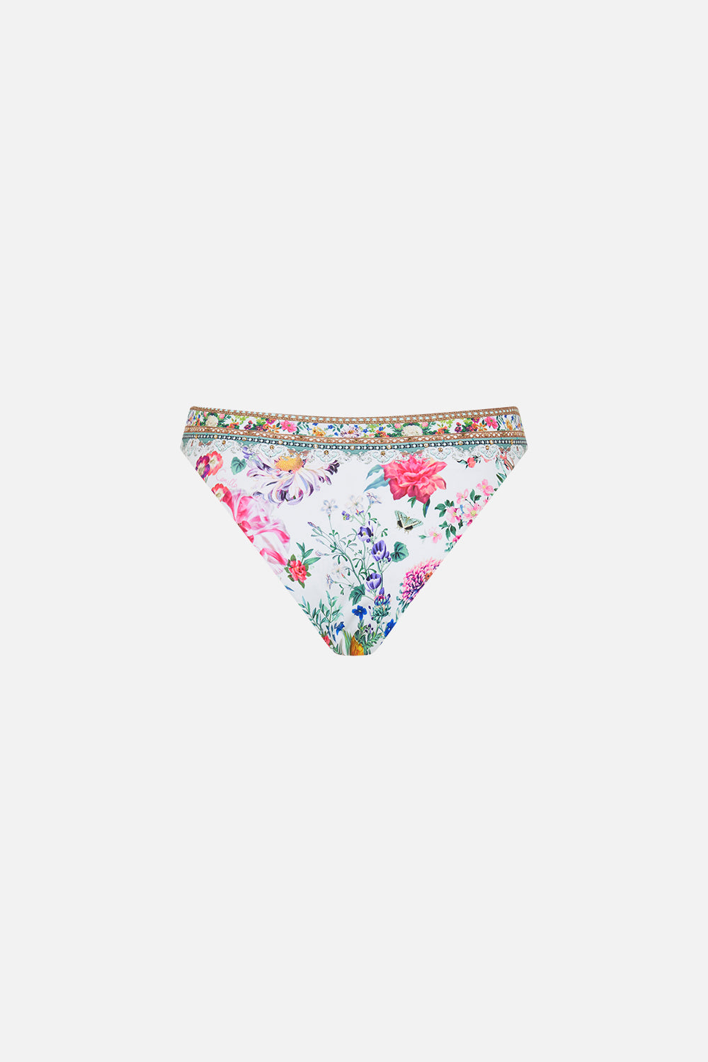 CAMILLA bikini bottoms in Plumes and Parterres print