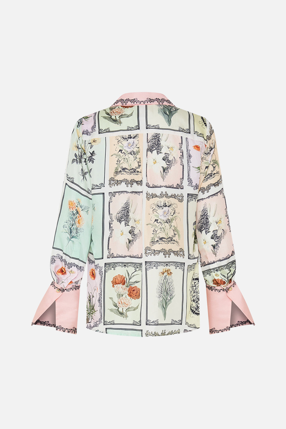 CAMILLA floral ruched cup underwire one piece in Stitched in Time print.