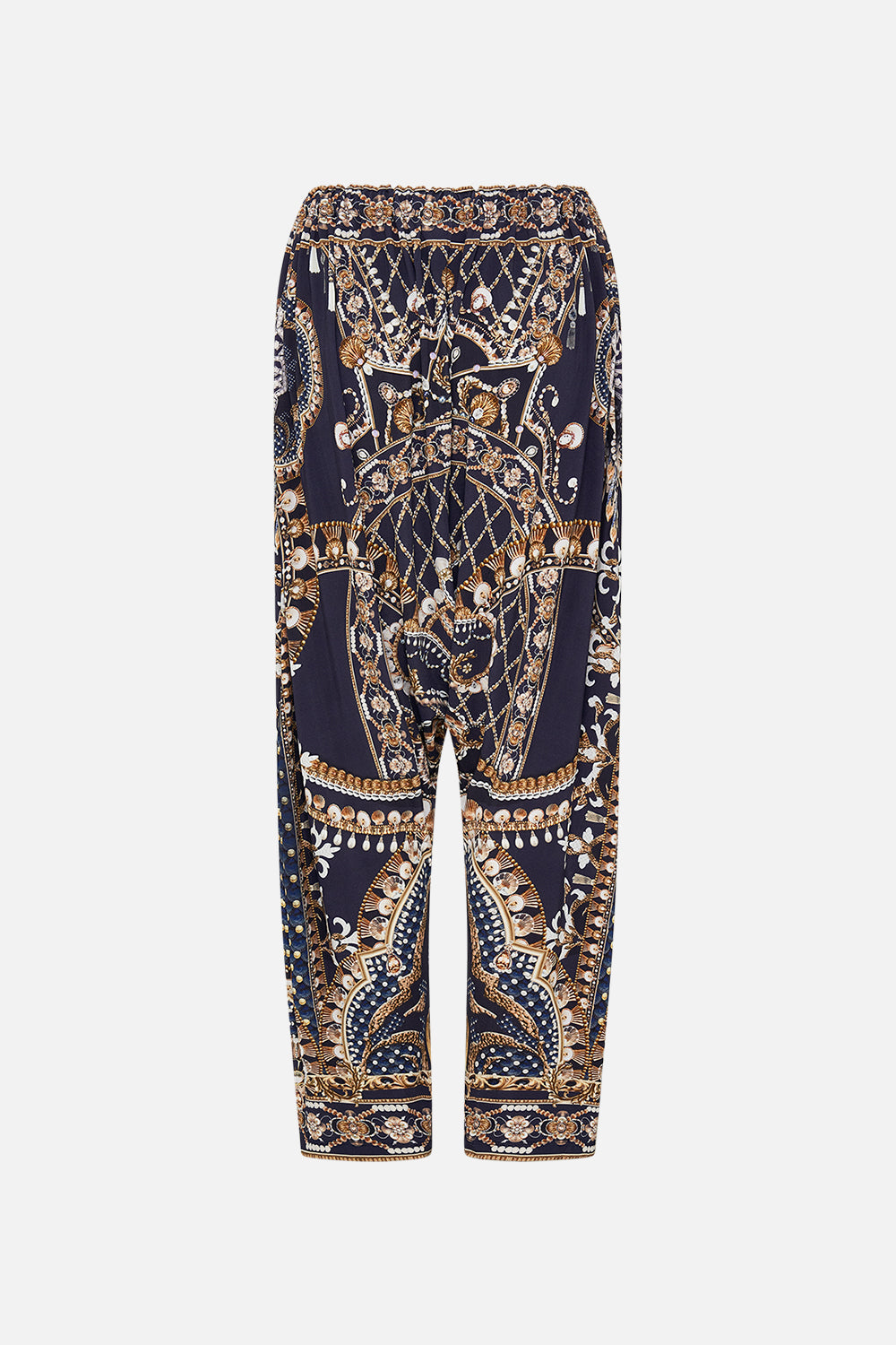 CAMILLA Jersey draped pant in Dance With The Duke print
