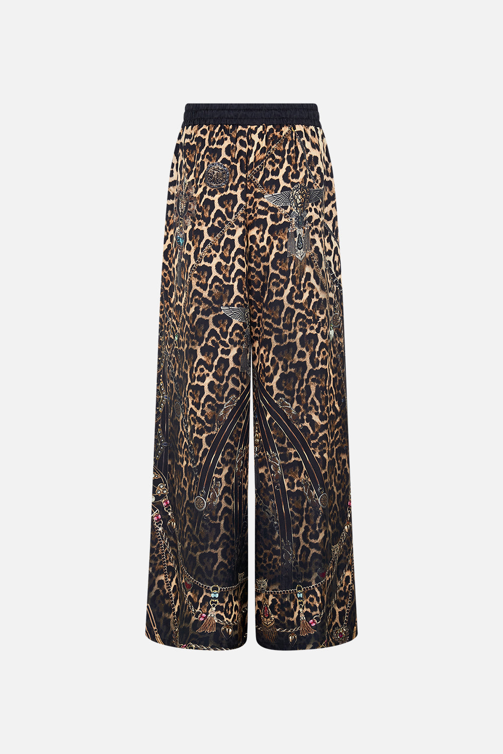 CAMILLA floral ruched underwire bra with removable straps in Stitched in Time print.