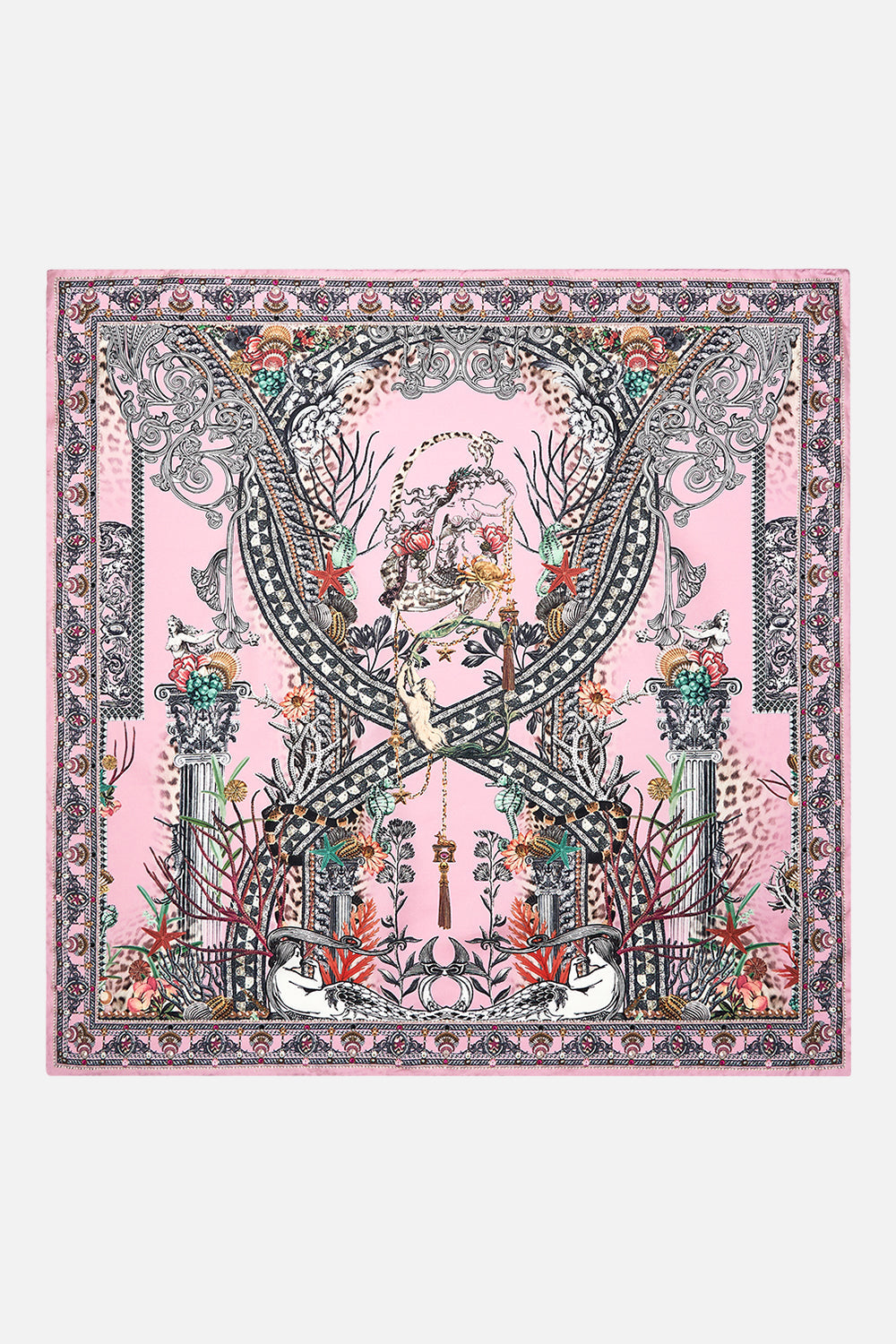 SILK SQUARE SCARF CAVE OF WONDERS