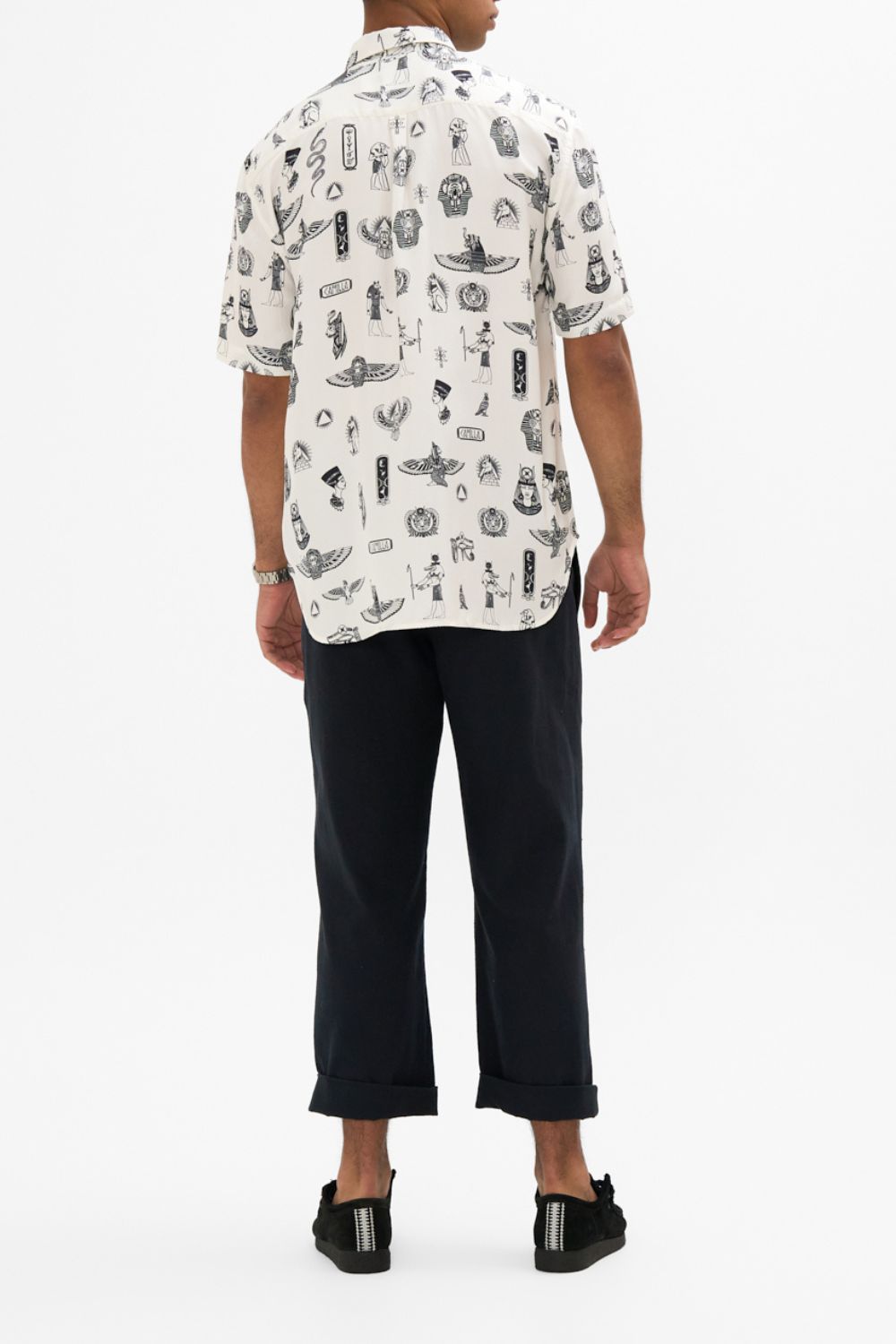 OVERSIZED BUTTON THROUGH SS SHIRT NUBIAN WONDERLAND