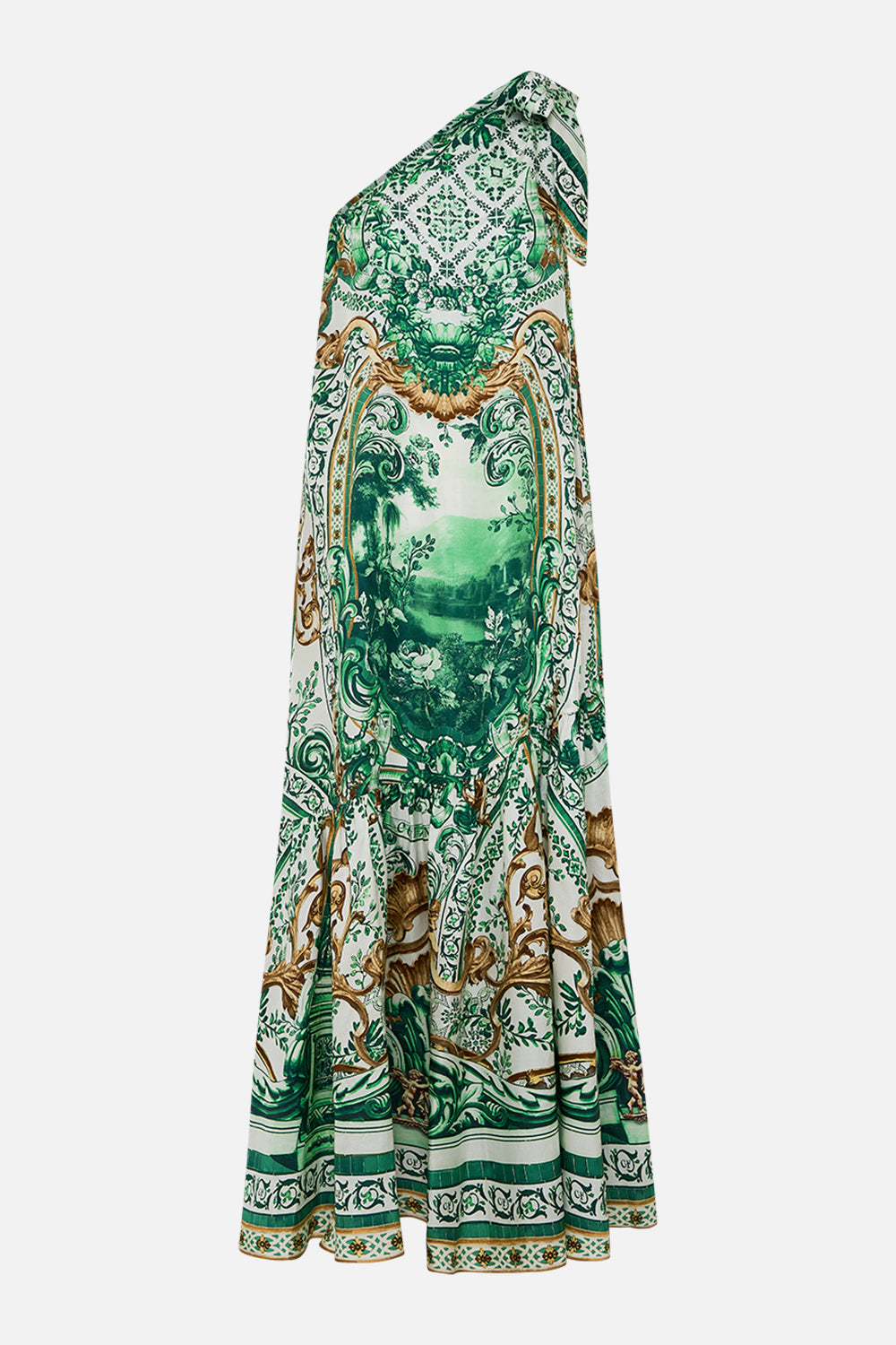 TIE ONE SHOULDER DRESS CORRIDOR OF CALM