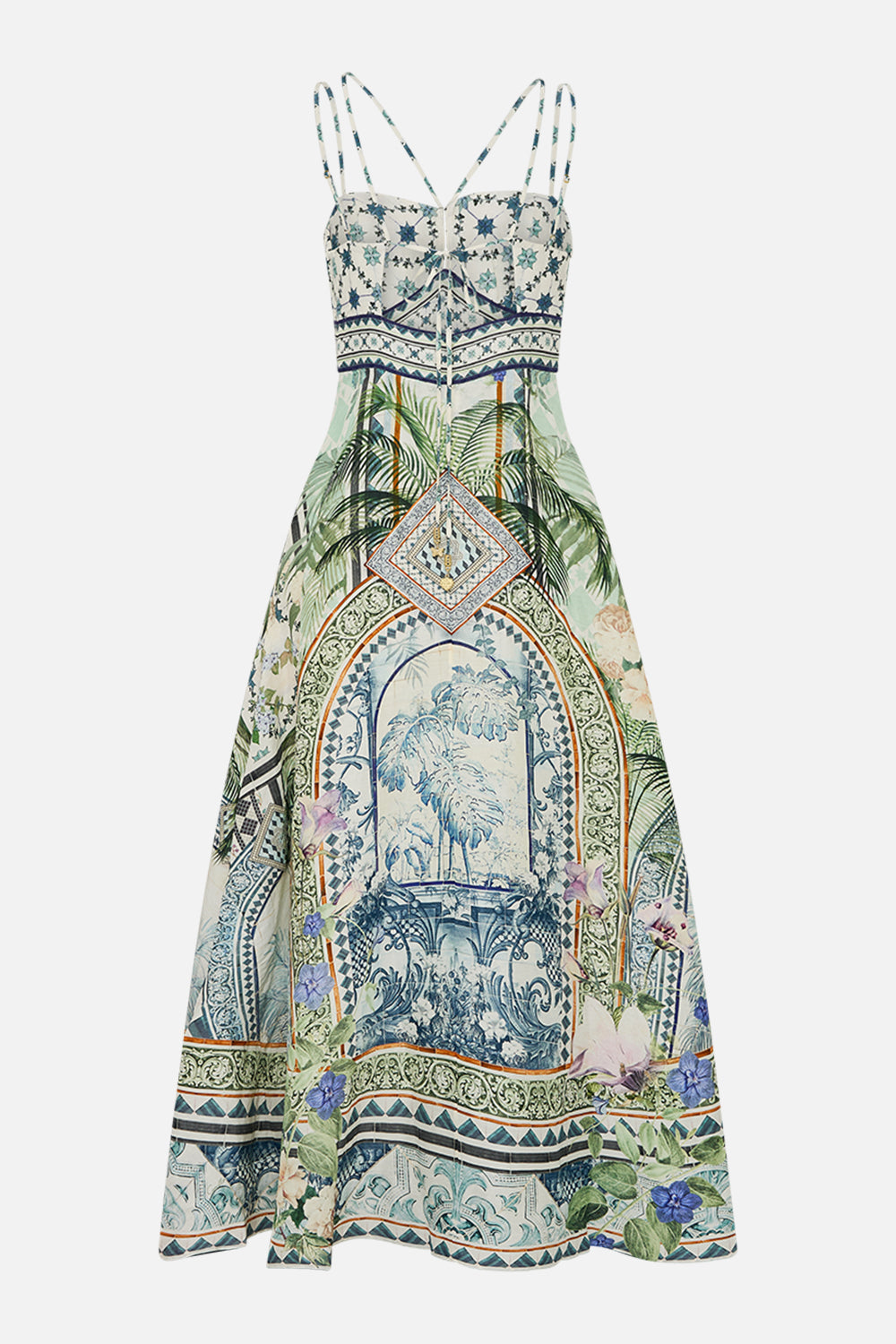 STRAP DETAIL DRESS JARDIM PARTY