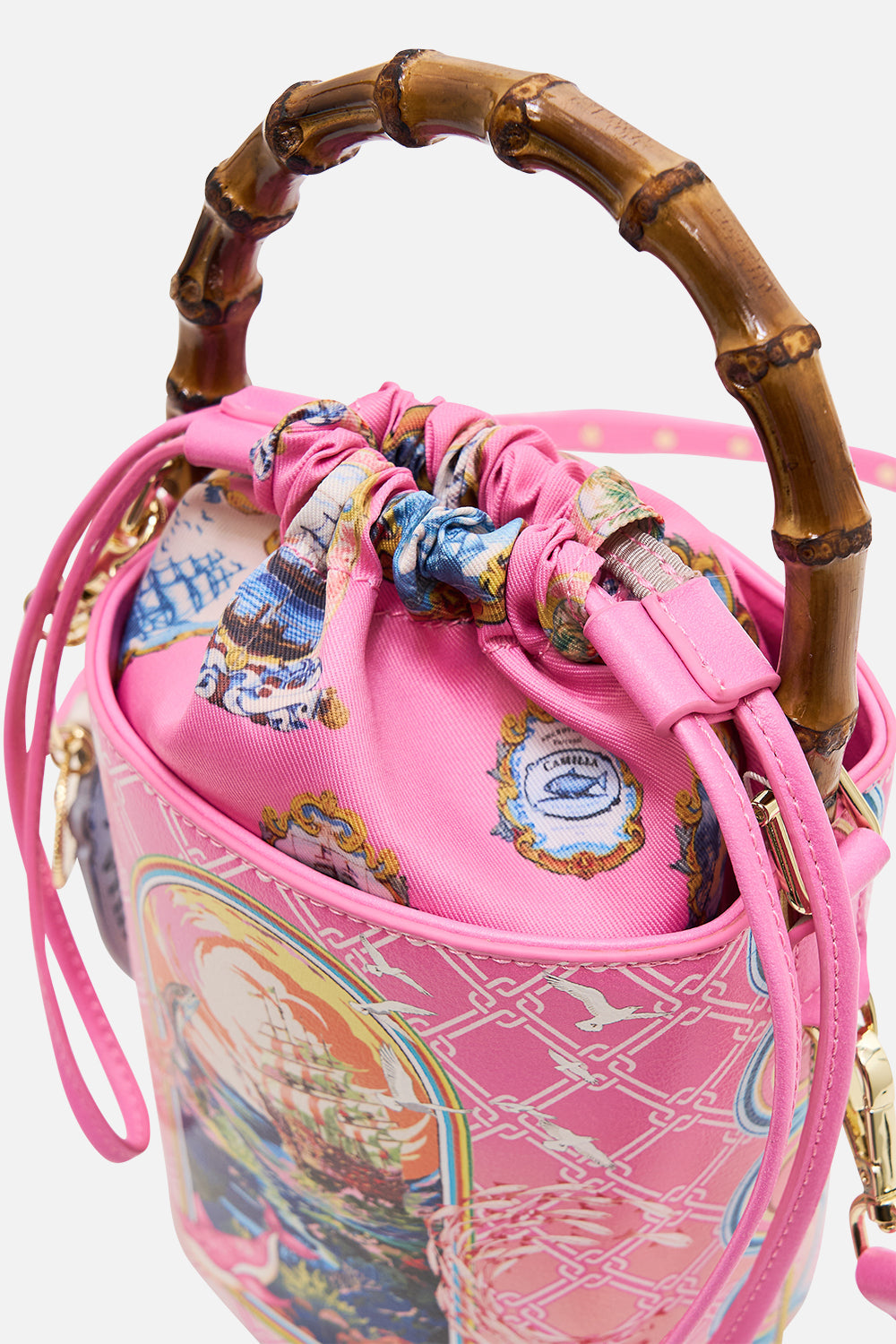 DRAWSTRING BUCKET BAG SALTY SPLENDOUR