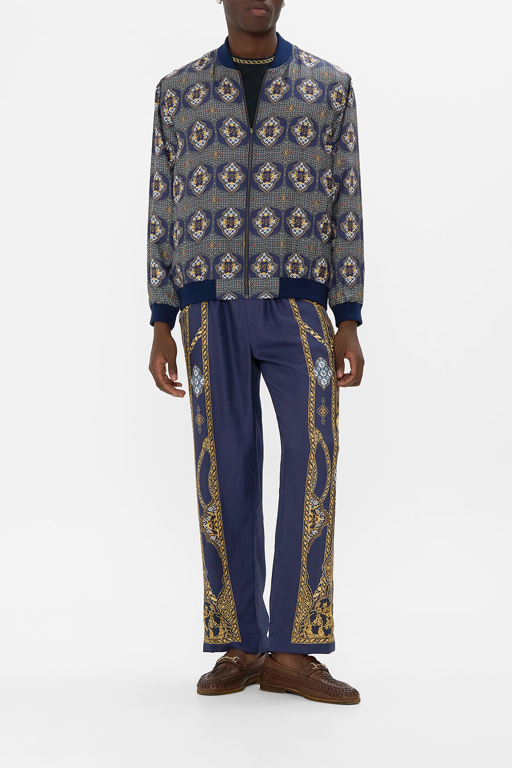 REVERSIBLE ZIP THROUGH BOMBER JACKET THE IMPERIAL GATE