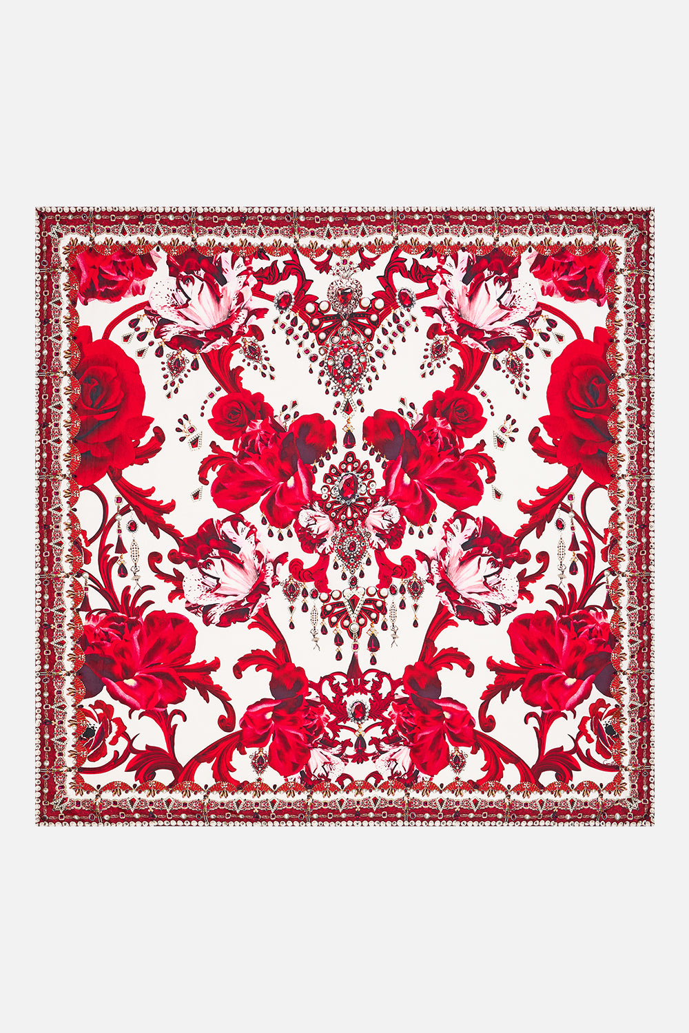 LARGE SQUARE SCARF CROWN OF THORNS