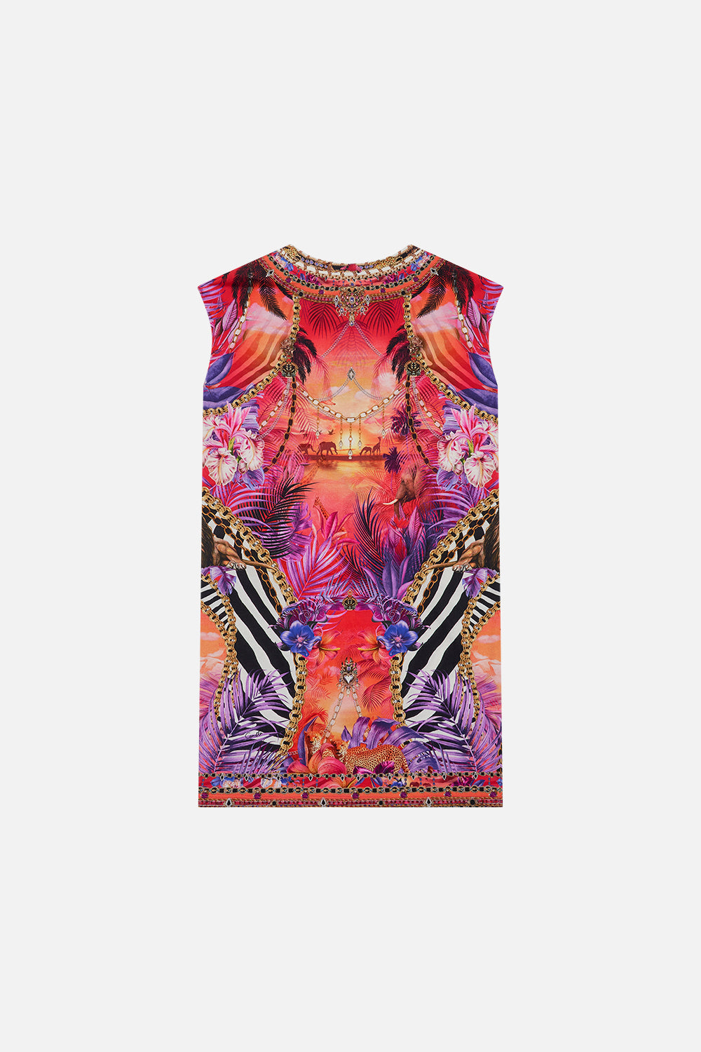 KIDS JERSEY TEE MIDI DRESS 12-14 WILD LOVING