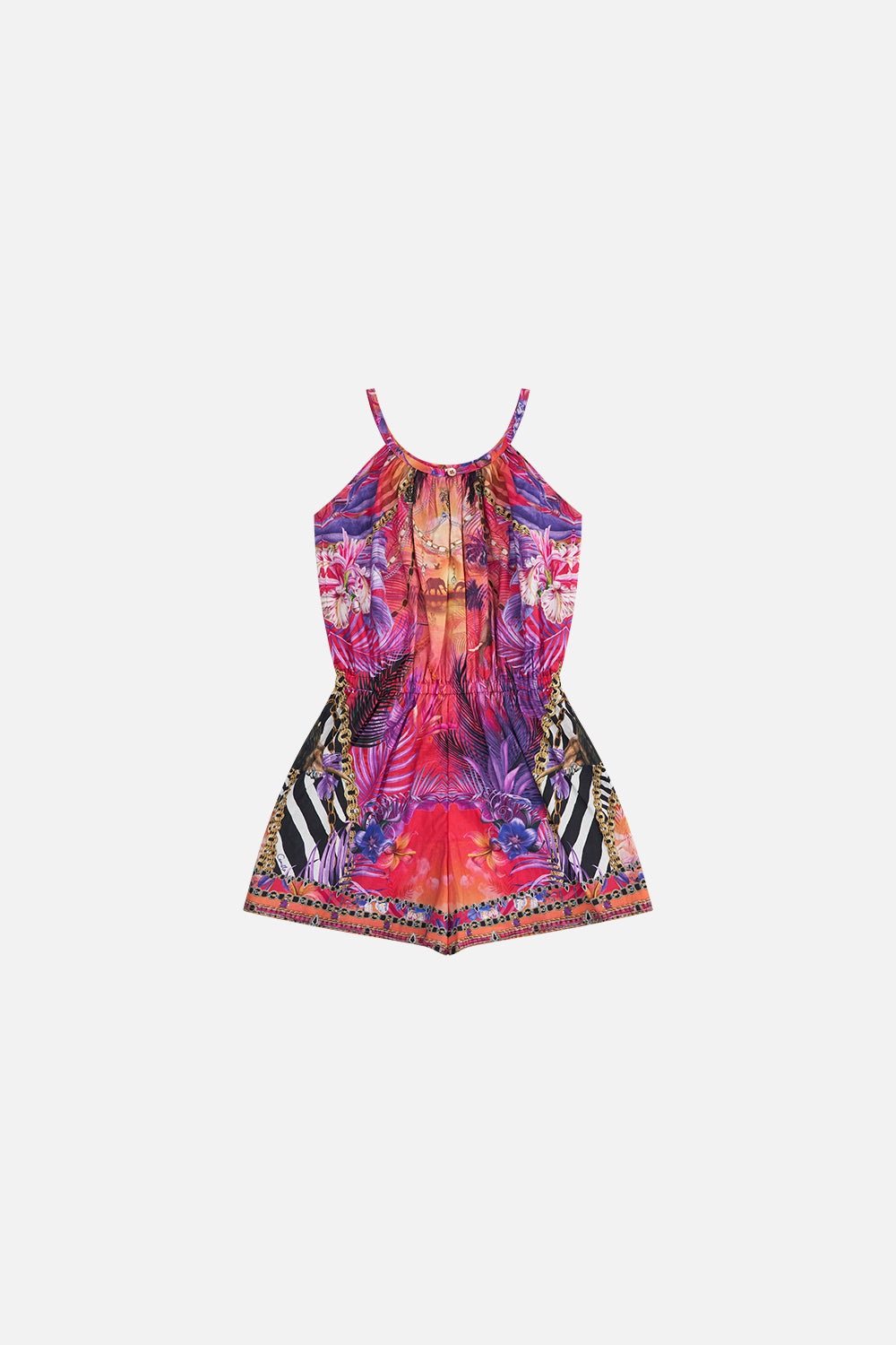 KIDS SHOESTRING STRAP PLAYSUIT 4-10 WILD LOVING