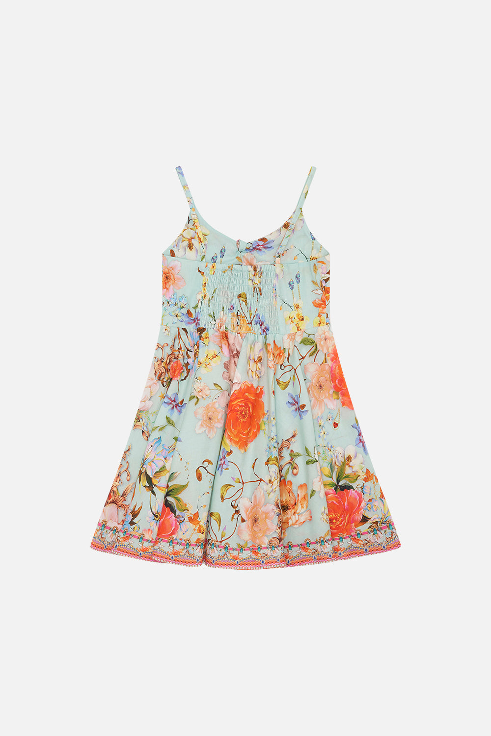 KIDS TIE FRONT MAXI DRESS 4-10 TALK THE WALK