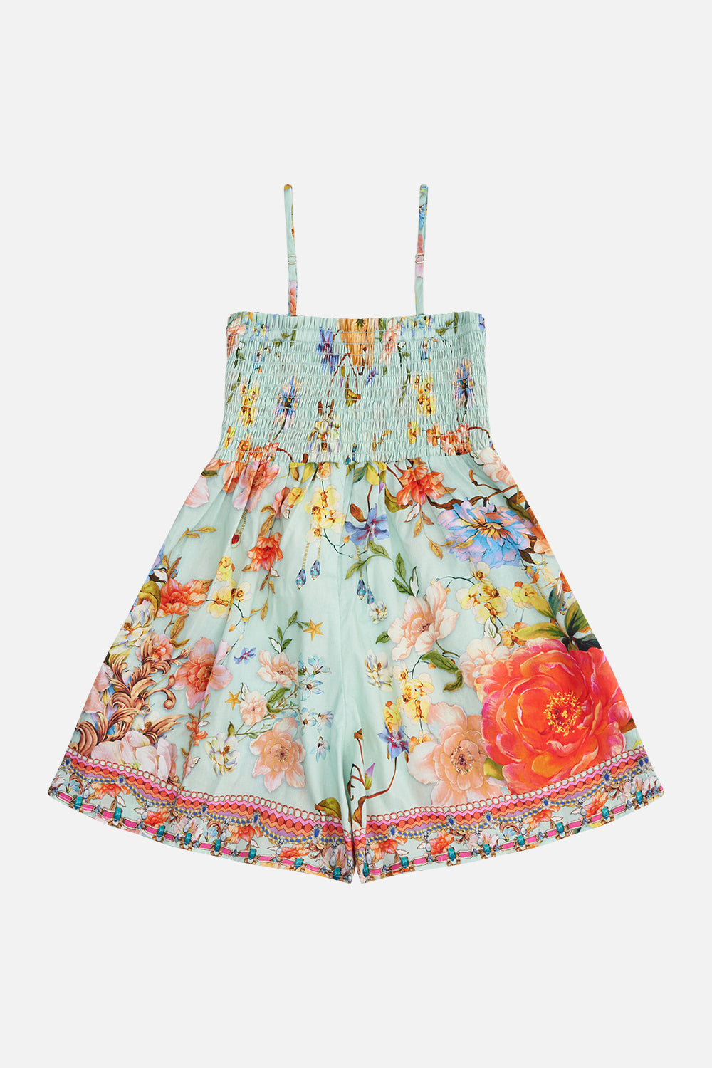 KIDS PLAYSUIT WITH SHIRRING 12-14 TALK THE WALK