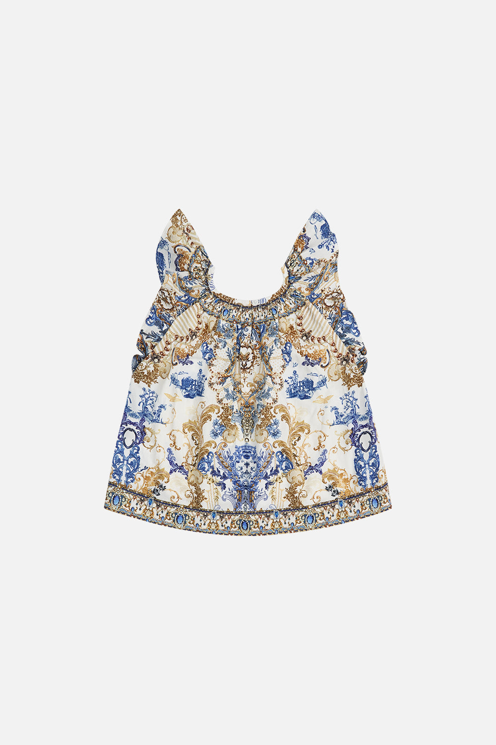 FRILL SLEEVE TOP 4-10 SOUL SEARCHING