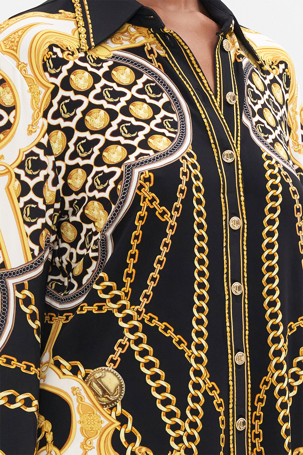 FITTED JERSEY SHIRT TETHER ME NOT