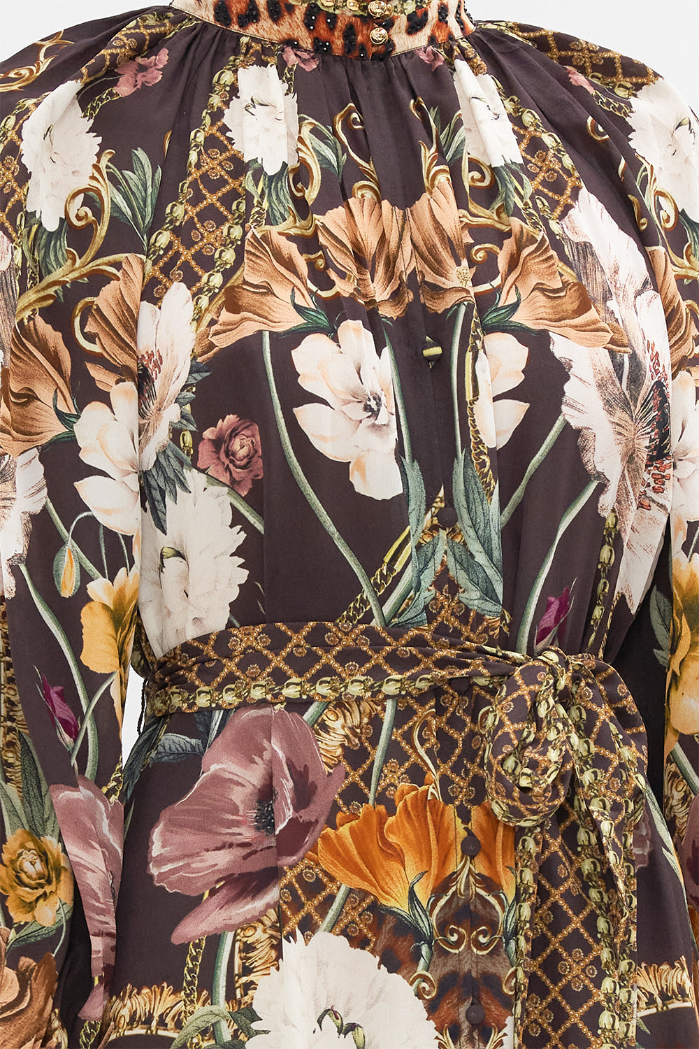 RAGLAN SLEEVE MIDI SHIRT DRESS WAVE YOUR WAND