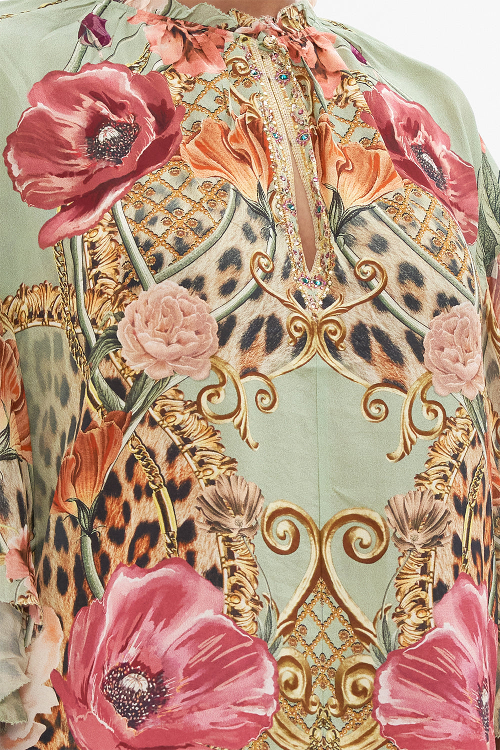 RUFFLE SLEEVE BLOUSE GROW AND GLOW