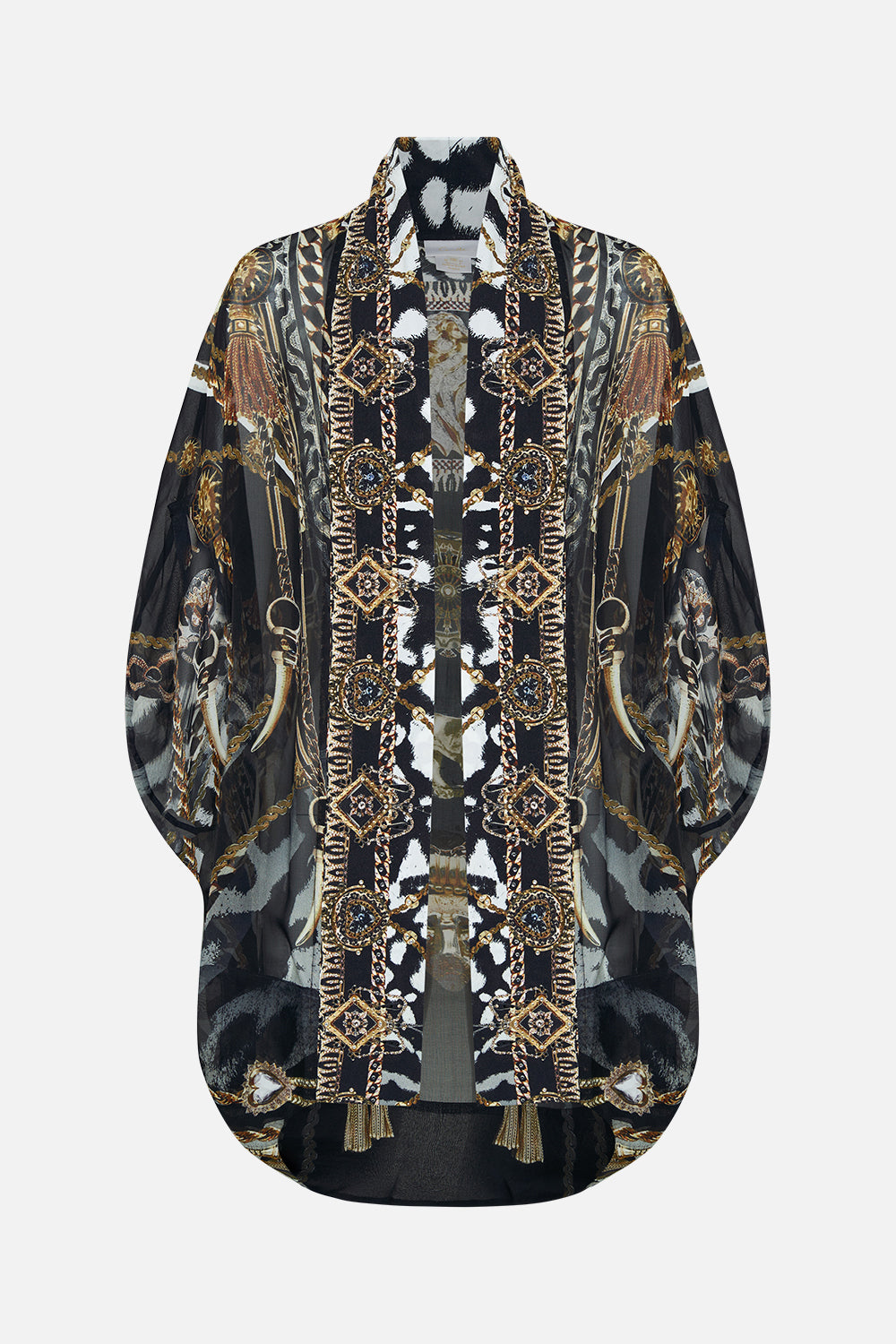 OPEN FRONT CARDI CAPE UNTAMED ROYALTY