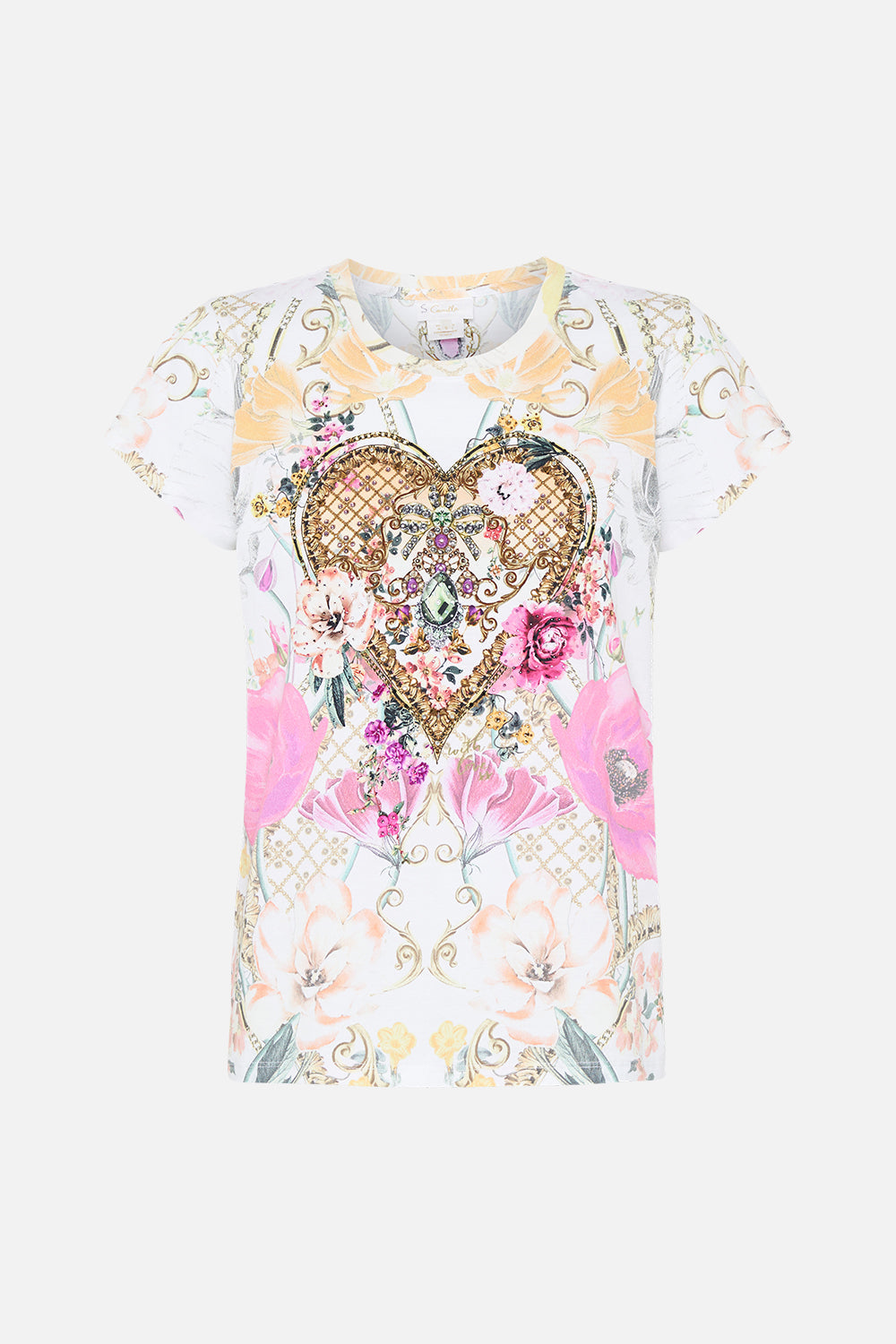 ORGANIC COTTON SLIM FIT TEE PRINTED DESTINY CALLING