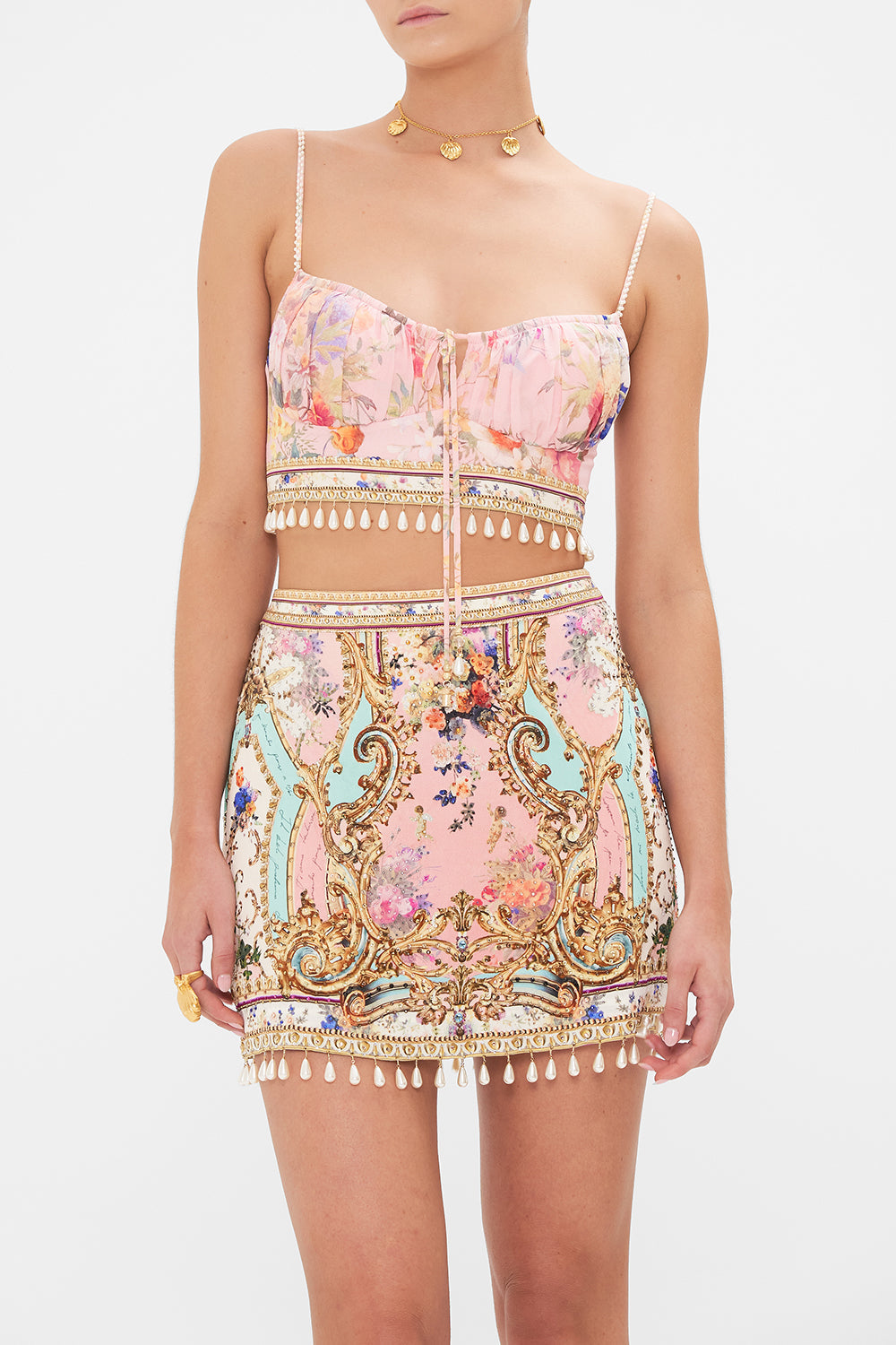 GATHERED BRALETTE LETTERS FROM THE PINK ROOM