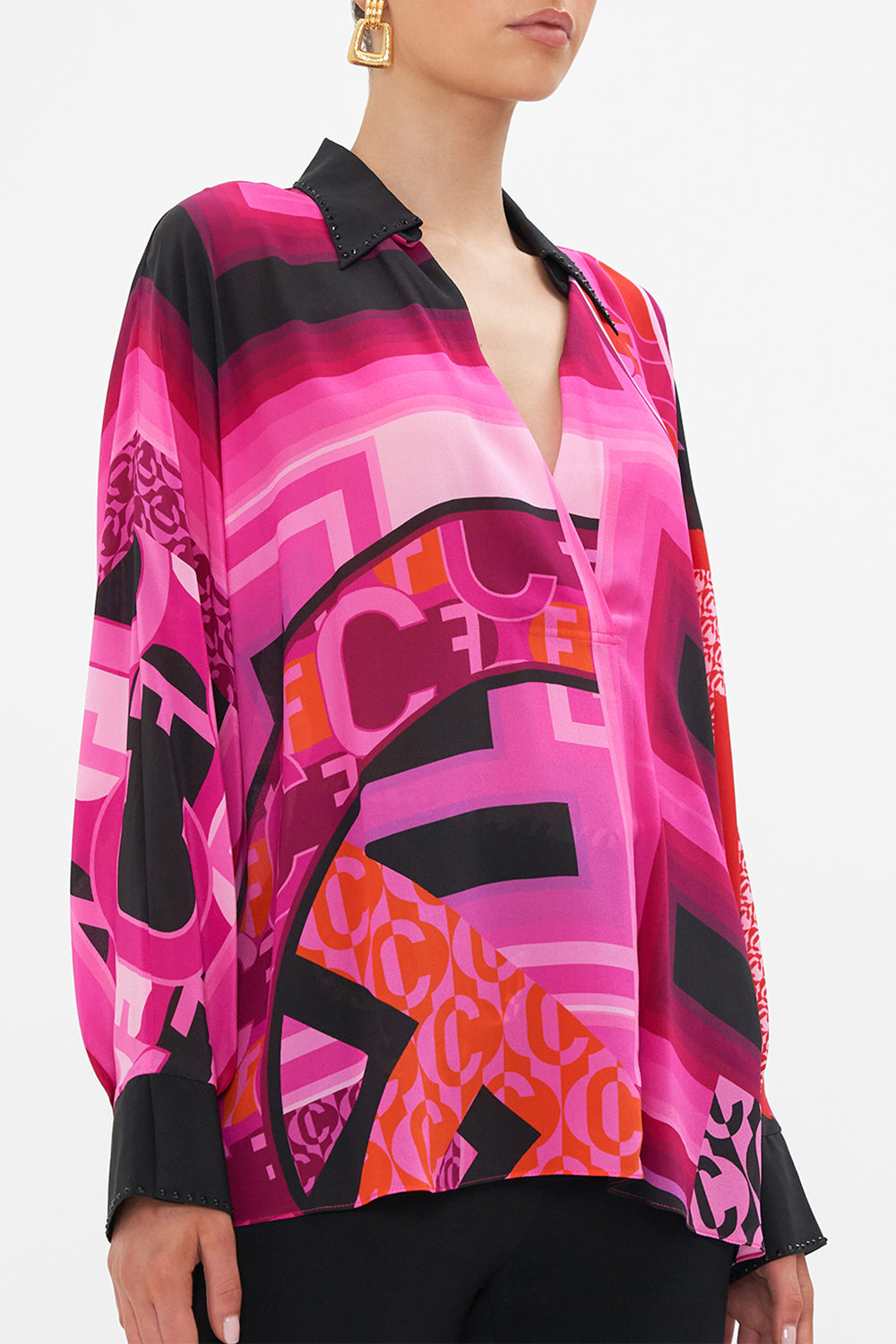 WING COLLAR BLOUSE CIAO PALAZZO