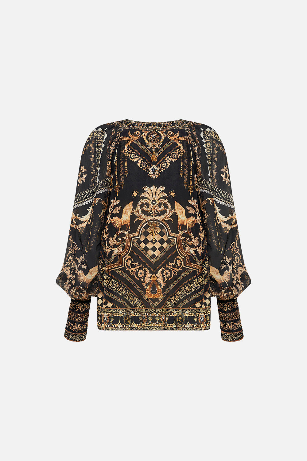 SHIRRED CUFF BLOUSE DUOMO DYNASTY