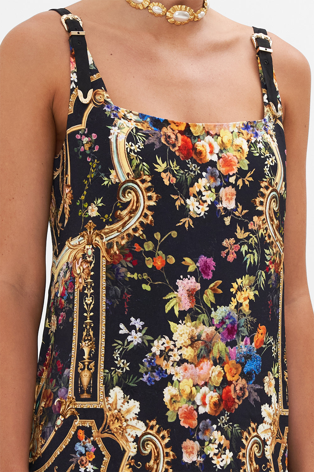 SQUARE NECK SHIFT DRESS PLAY YOUR CARDS RIGHT