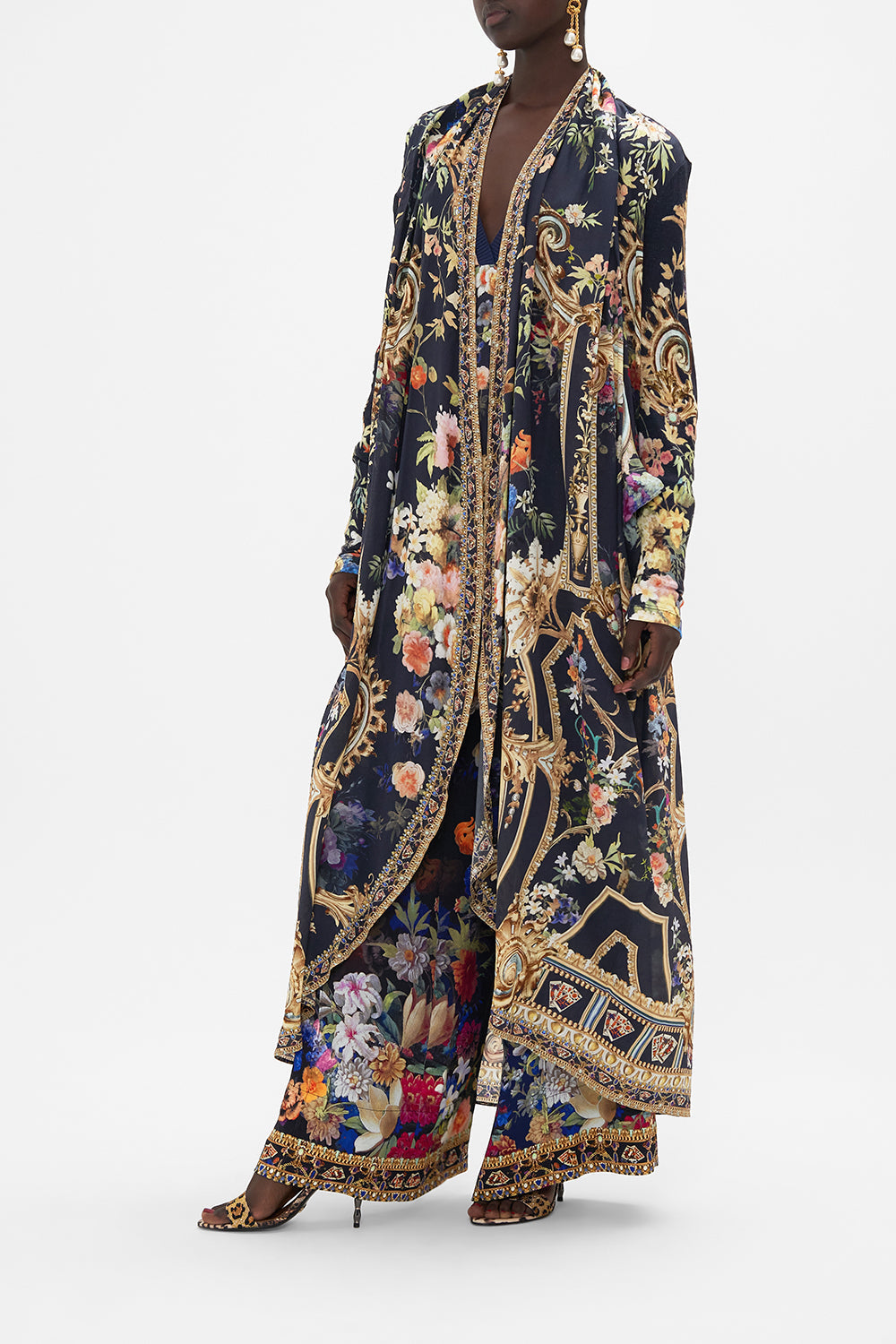 LONG CASUAL JACKET WITH POCKETS PLAY YOUR CARDS RIGHT