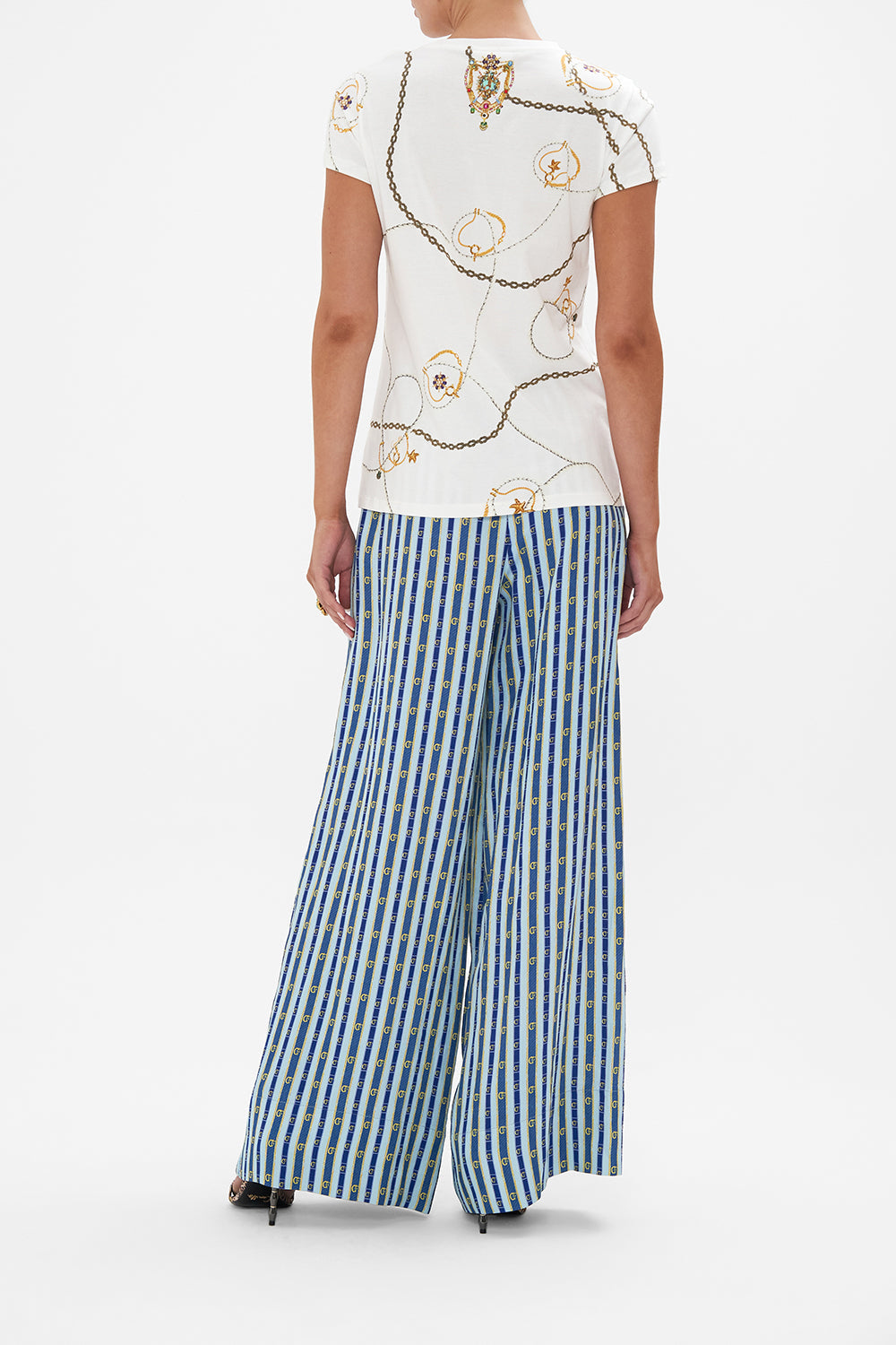 ORGANIC COTTON SLIM FIT TEE AMALFI LULLABY