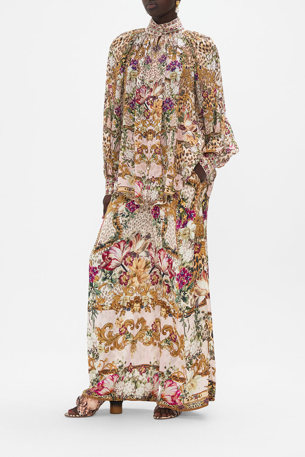 RAGLAN BUTTON UP SHIRT BAMBINO BLISS