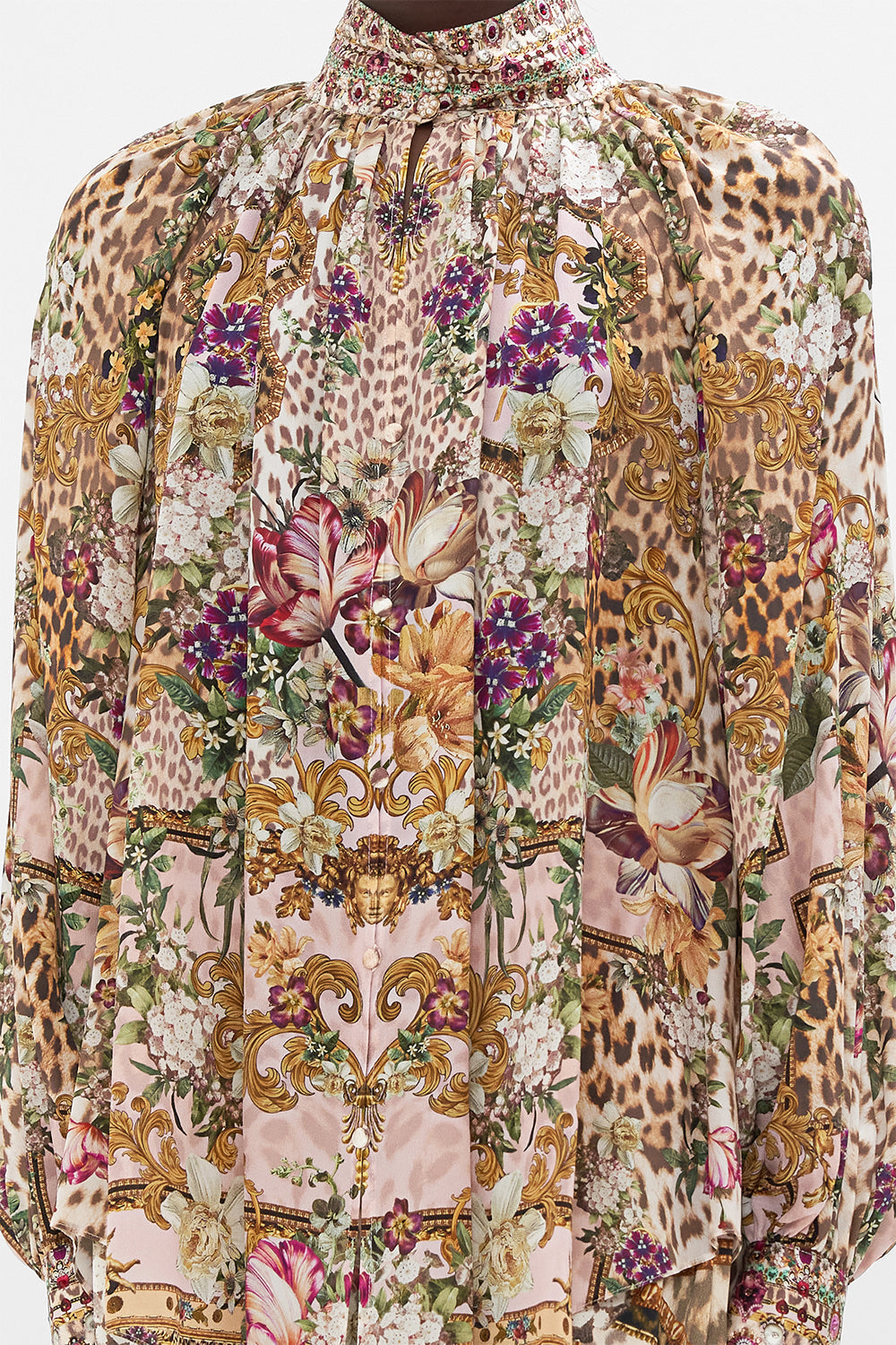 RAGLAN BUTTON UP SHIRT BAMBINO BLISS