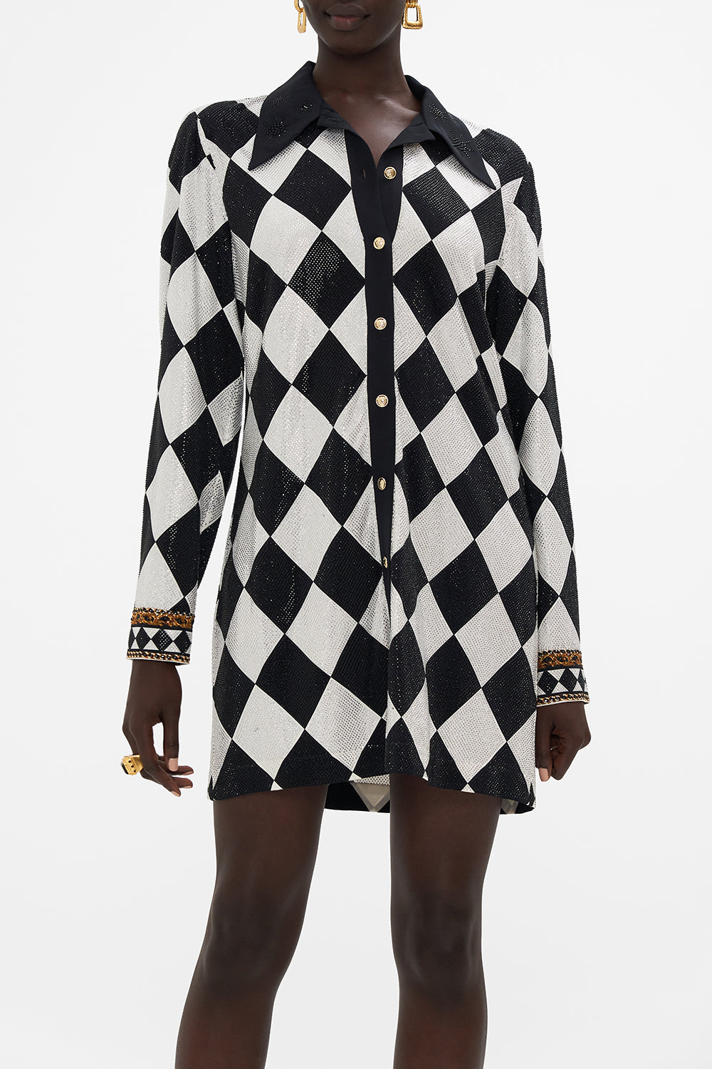 LONG SLEEVE TUNIC DRESS DUOMO DYNASTY