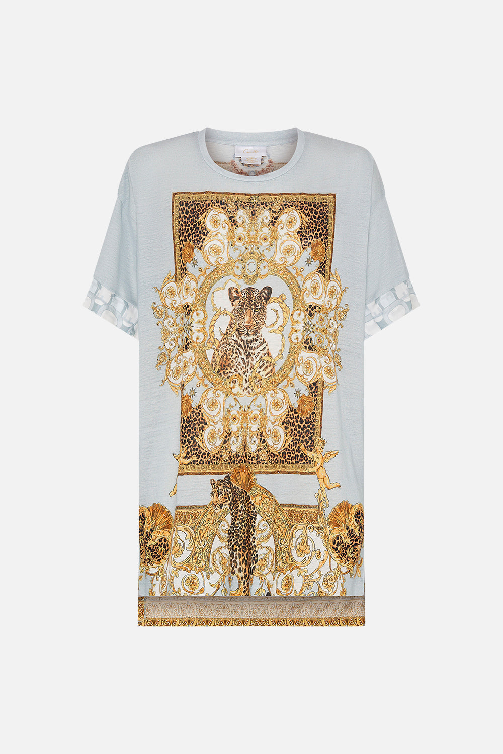PANELLED SIDE SPLIT TEE PALAZZO PRIDE