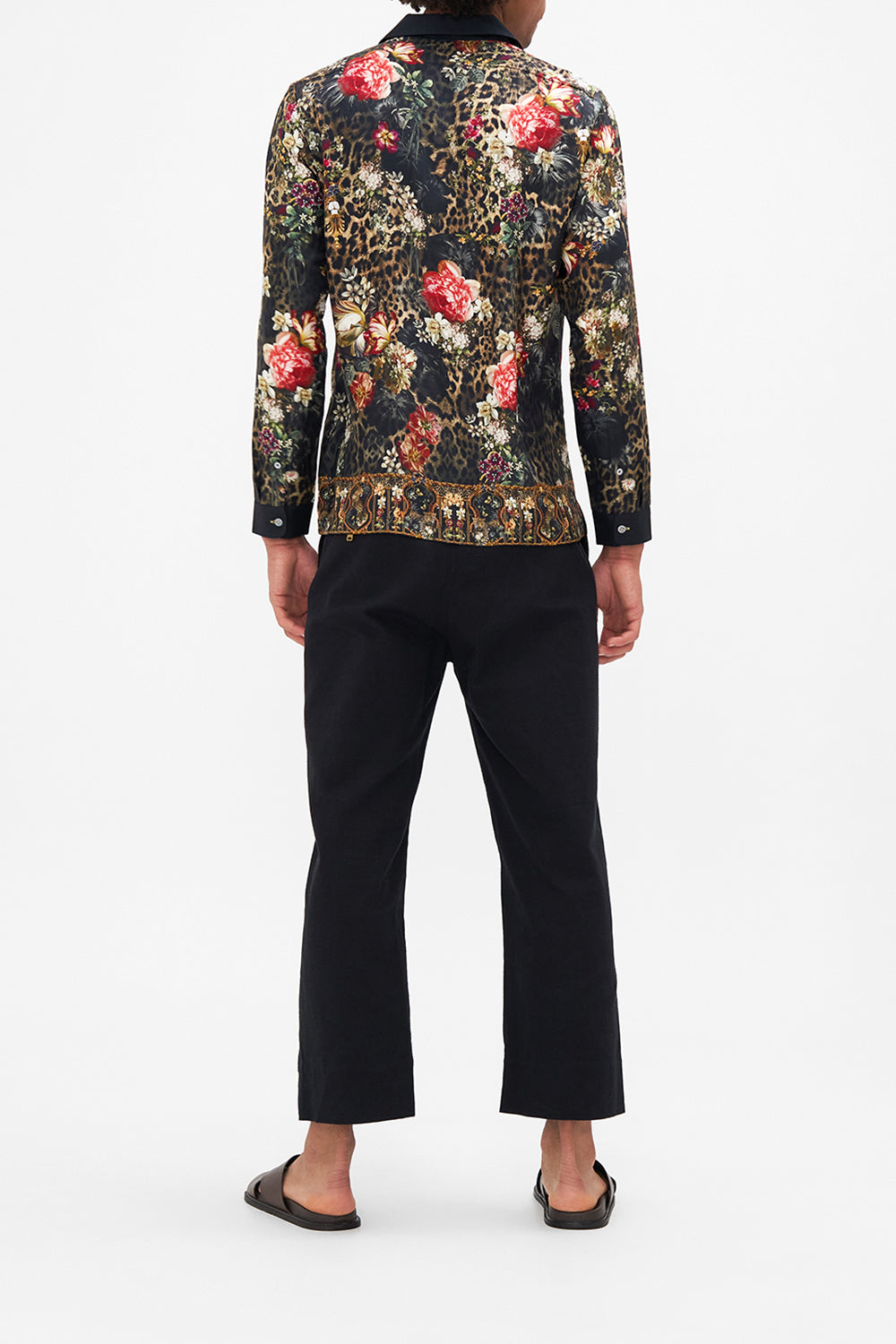 LONG SLEEVE CAMP COLLARED SHIRT A NIGHT AT THE OPERA