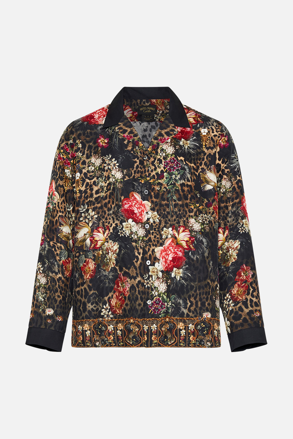 LONG SLEEVE CAMP COLLARED SHIRT A NIGHT AT THE OPERA