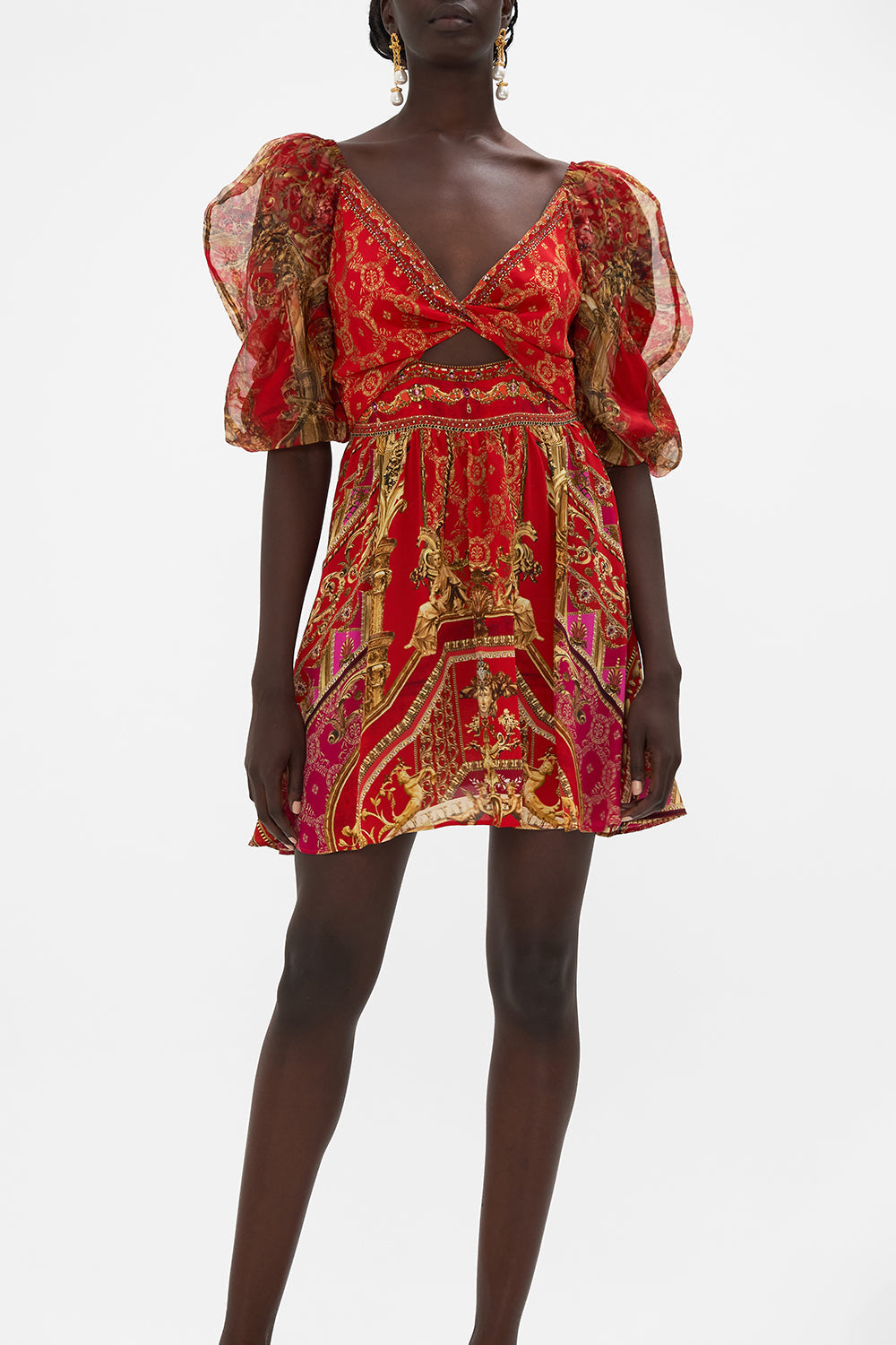 PUFF SLEEVE MINI DRESS SWEET SOPRANO