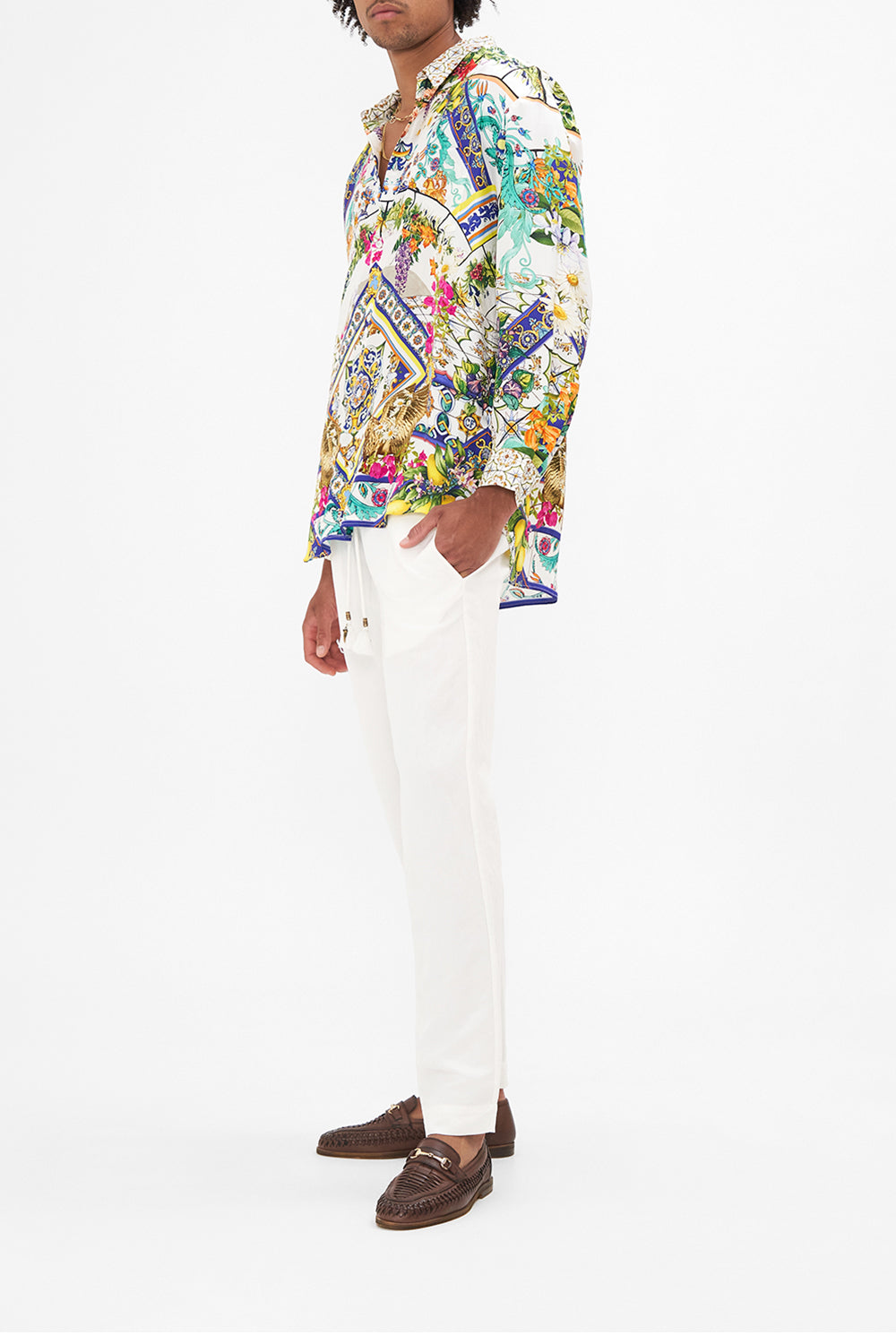 MENS OVERSIZED SHIRT AMALFI AMORE