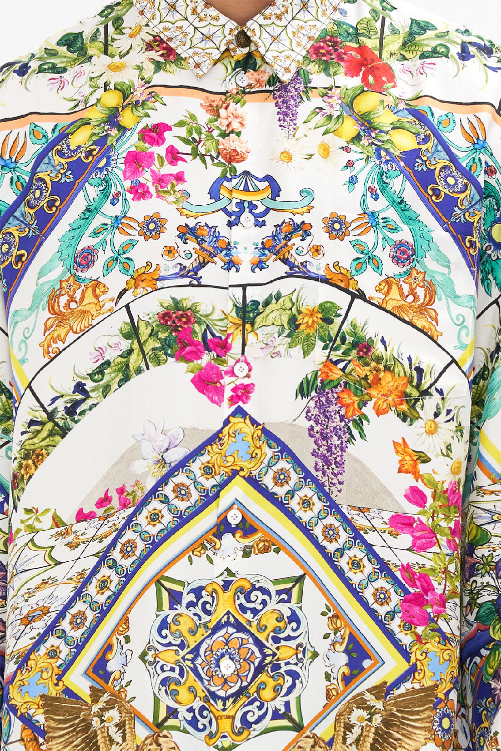 MENS OVERSIZED SHIRT AMALFI AMORE