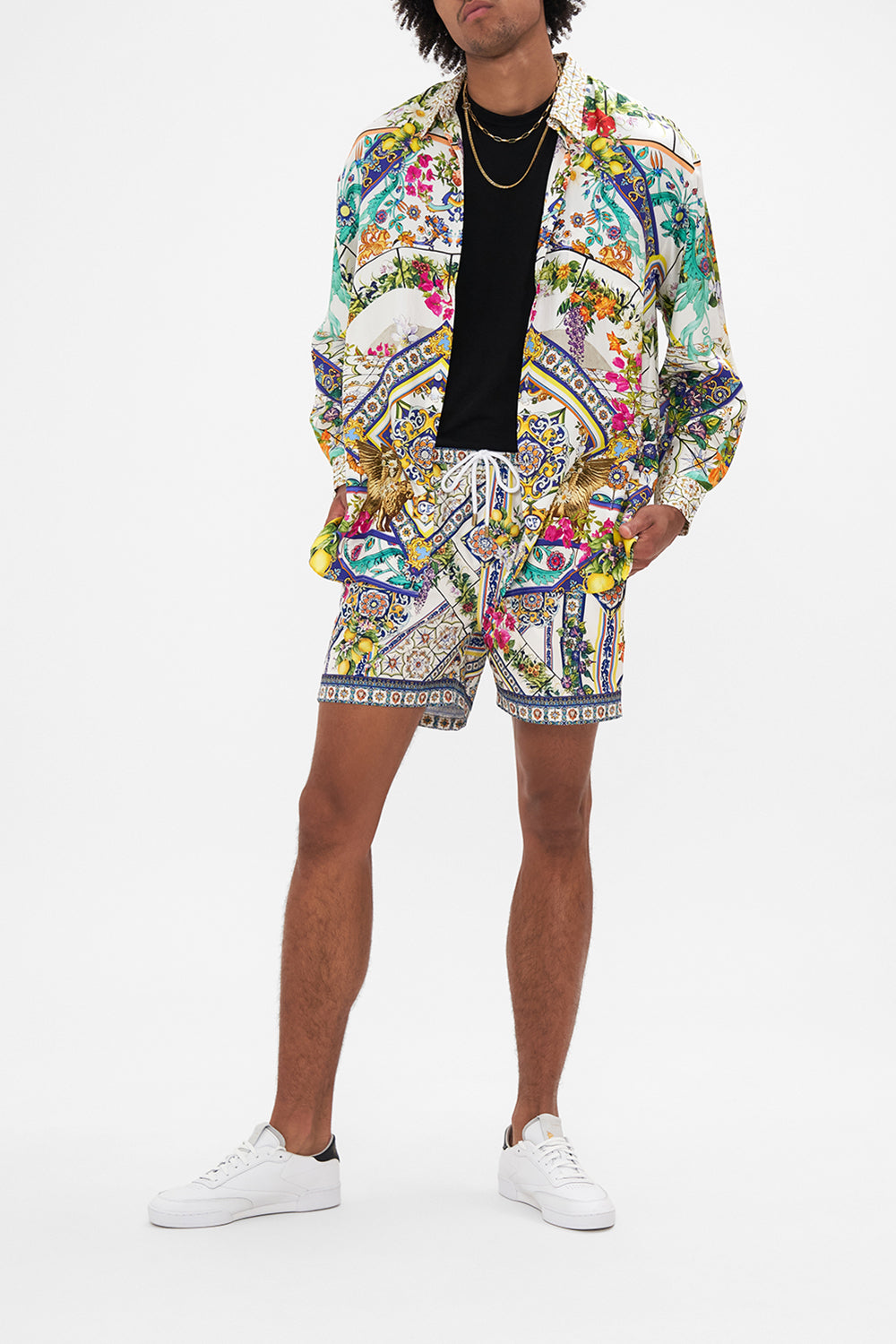 MENS OVERSIZED SHIRT AMALFI AMORE