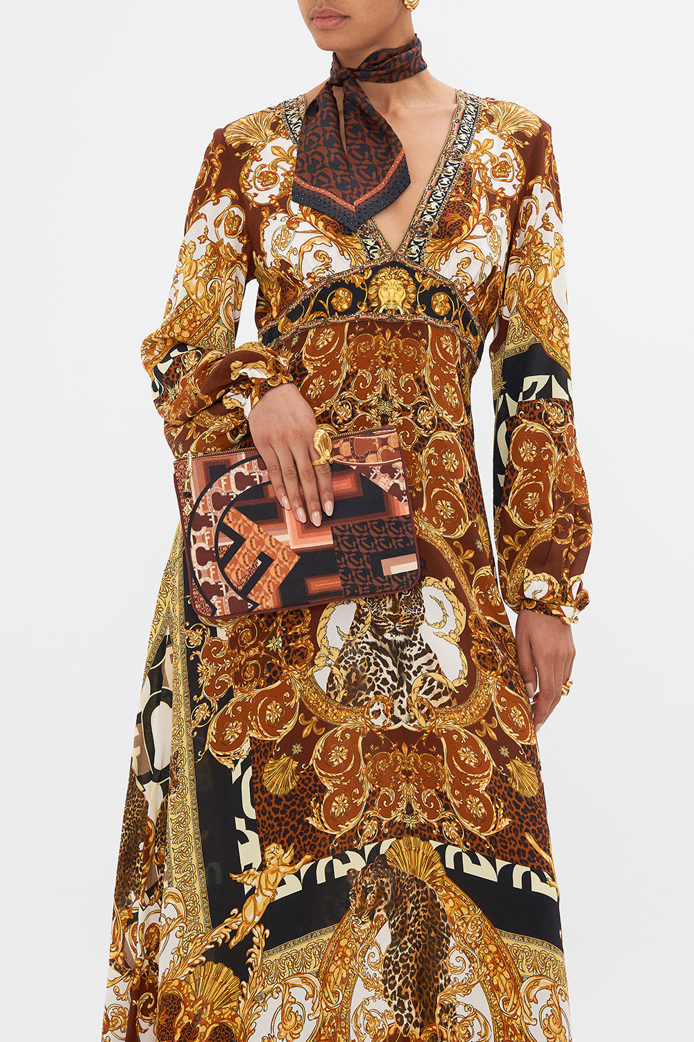 SMALL CANVAS CLUTCH FEELING FRESCO