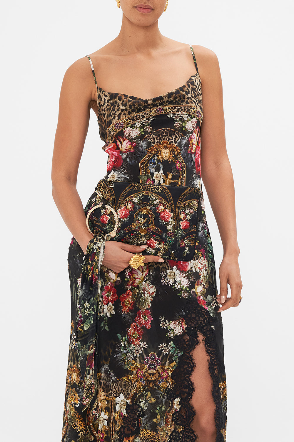 RING SCARF CLUTCH A NIGHT AT THE OPERA