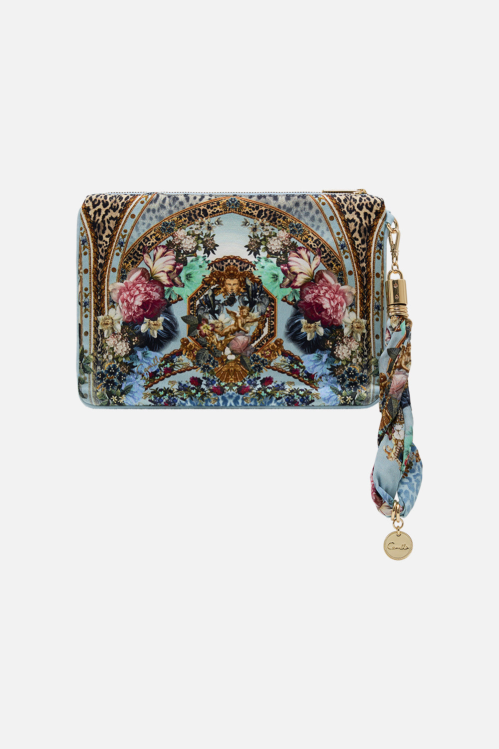 SCARF CLUTCH LETTERS TO LEO