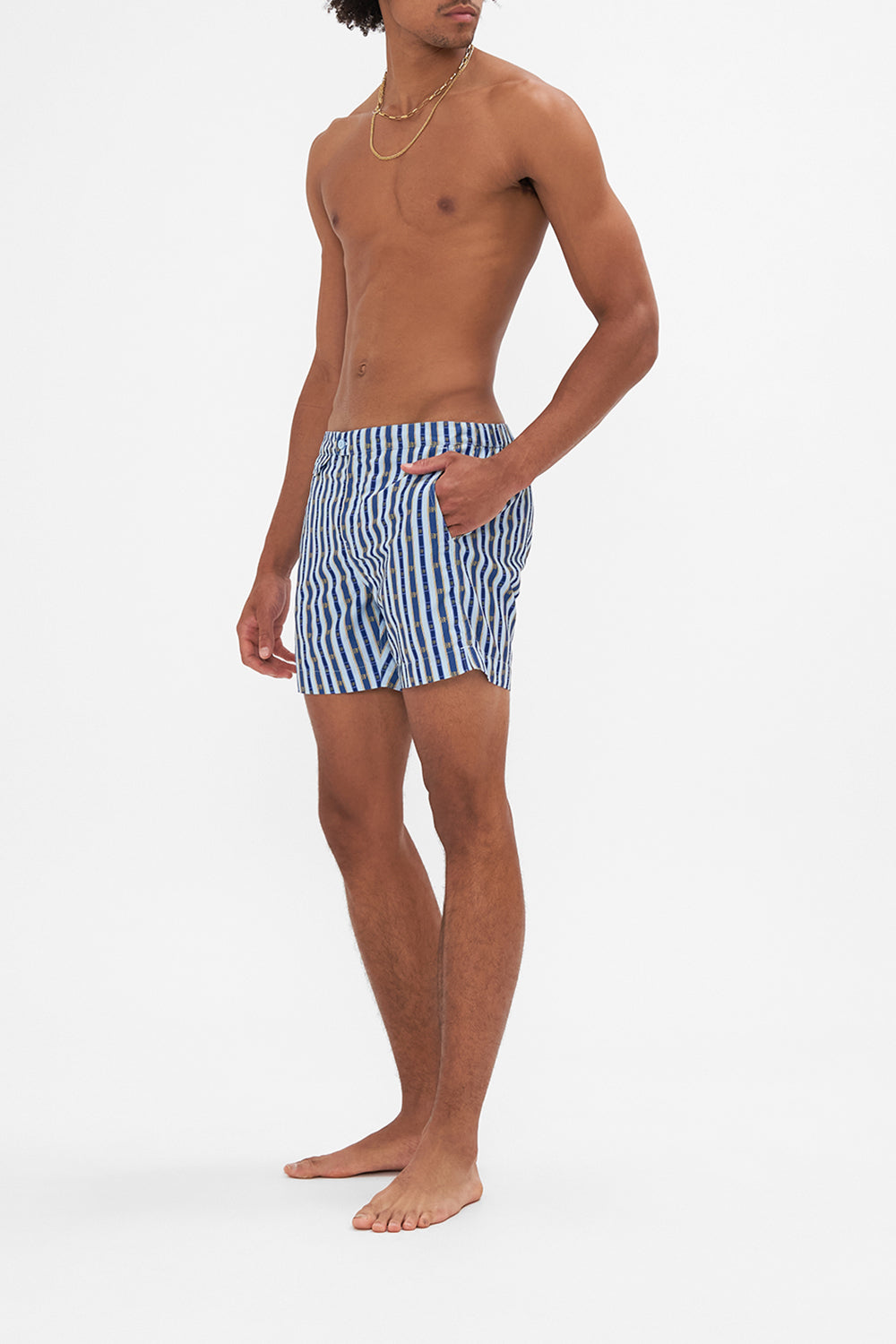 TAILORED SWIM SHORT AMALFI LULLABY