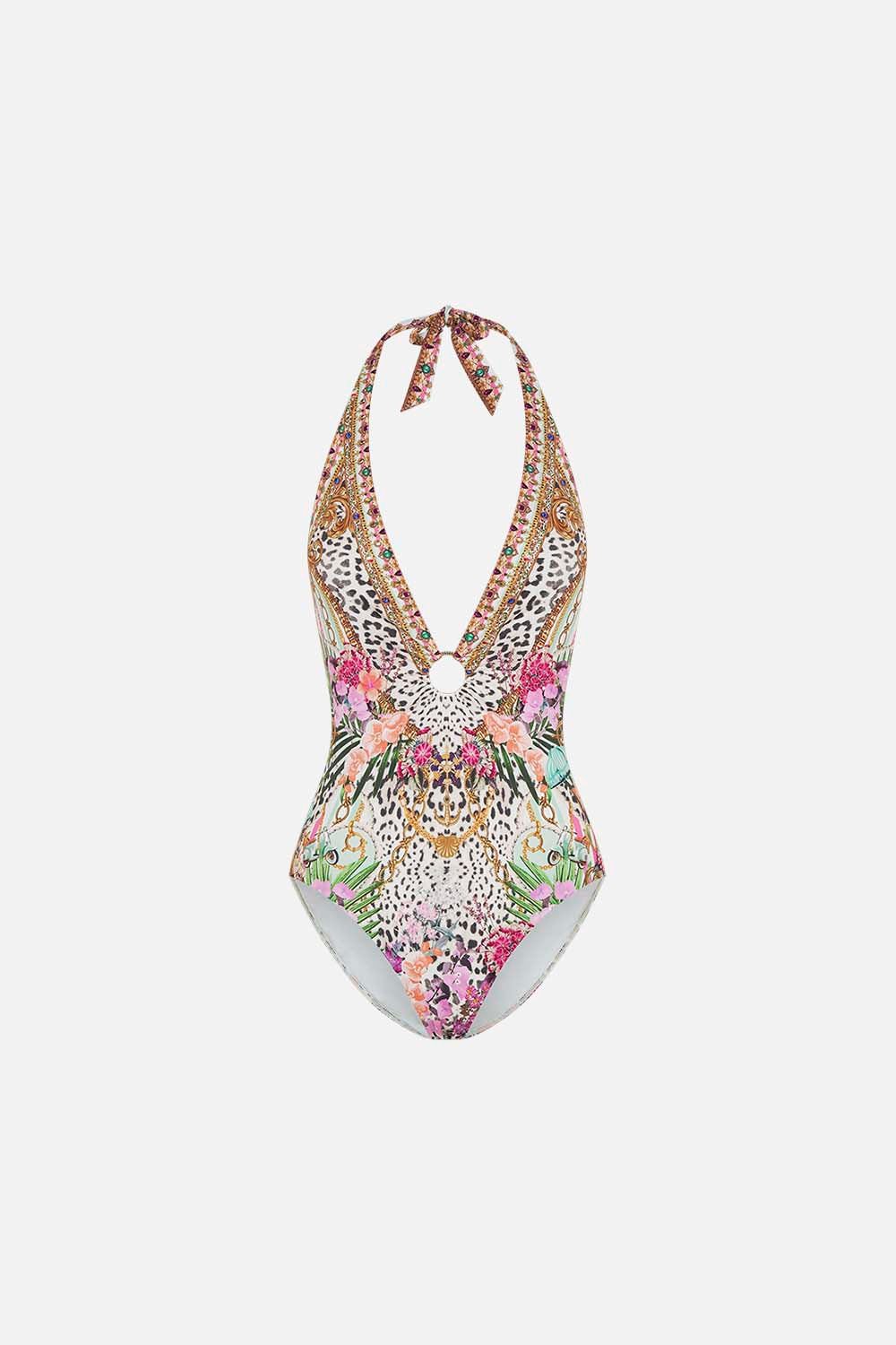 RING DETAIL PLUNGE V ONE PIECE DEAR AMORE MIO