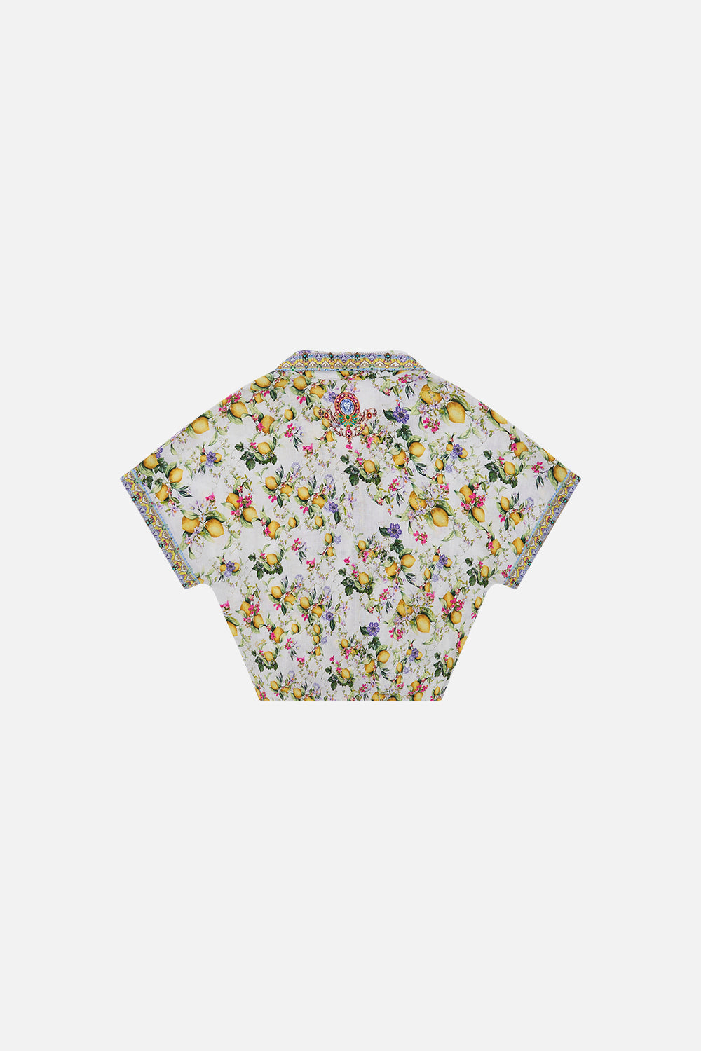 KIDS CROP TIE FRONT SHIRT 4-10 CATERINA SPRITZ