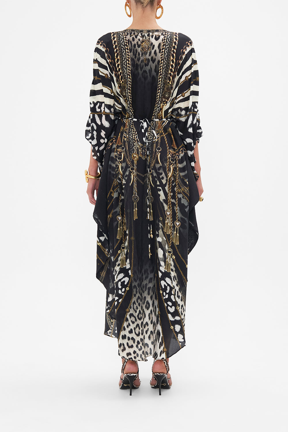 GATHERED WAIST KAFTAN UNTAMED ROYALTY