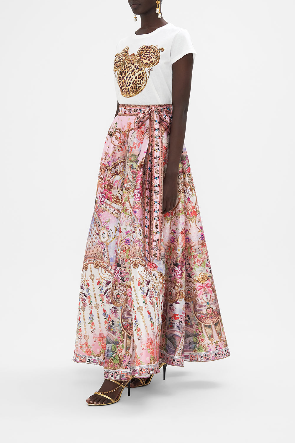 MAXI WRAP SKIRT MINNIE MOUSE MAGIC