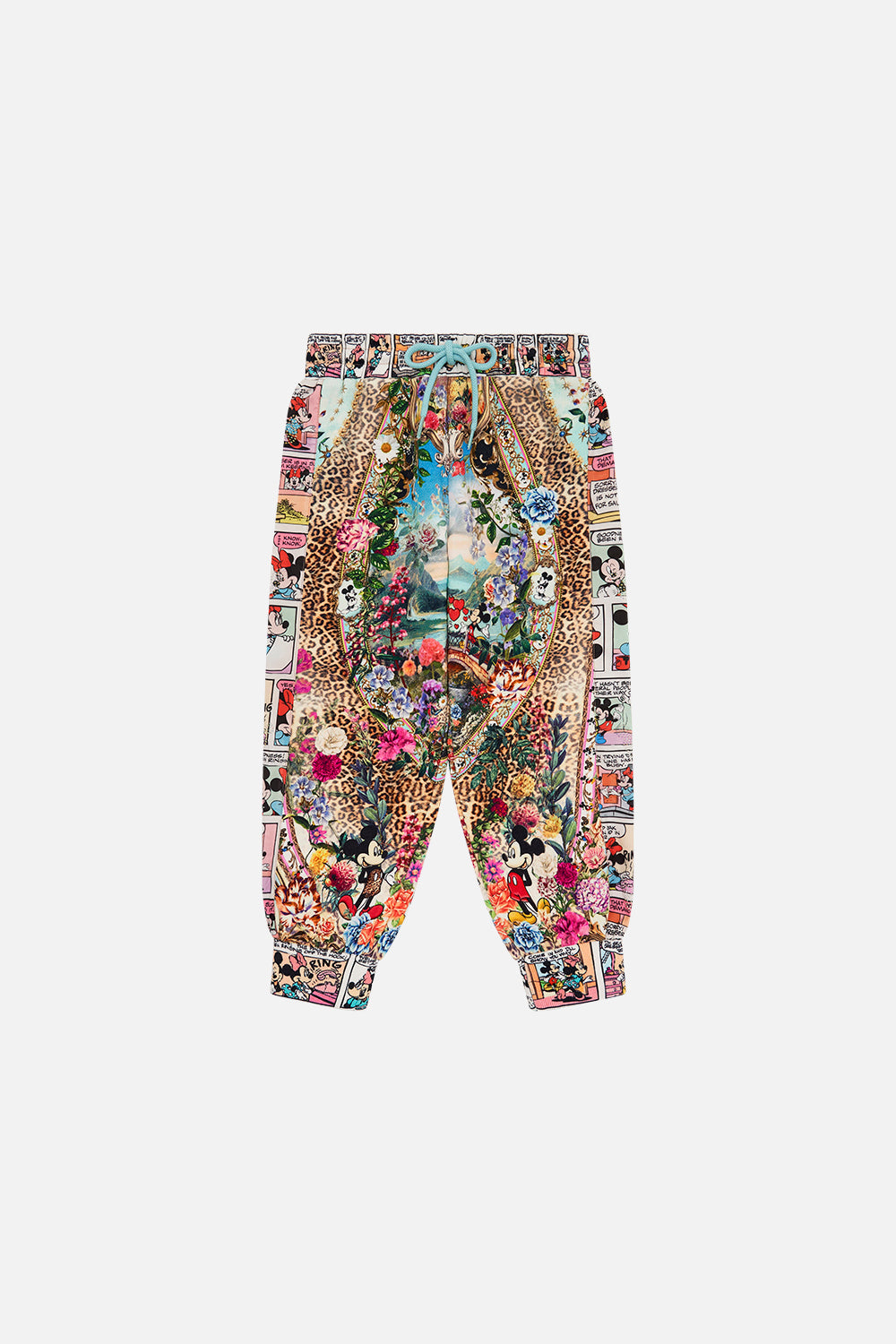 GIRLS TRACK PANT WITH CONTRAST STRIPE 4-10 MICKEY TAKES A TRIP